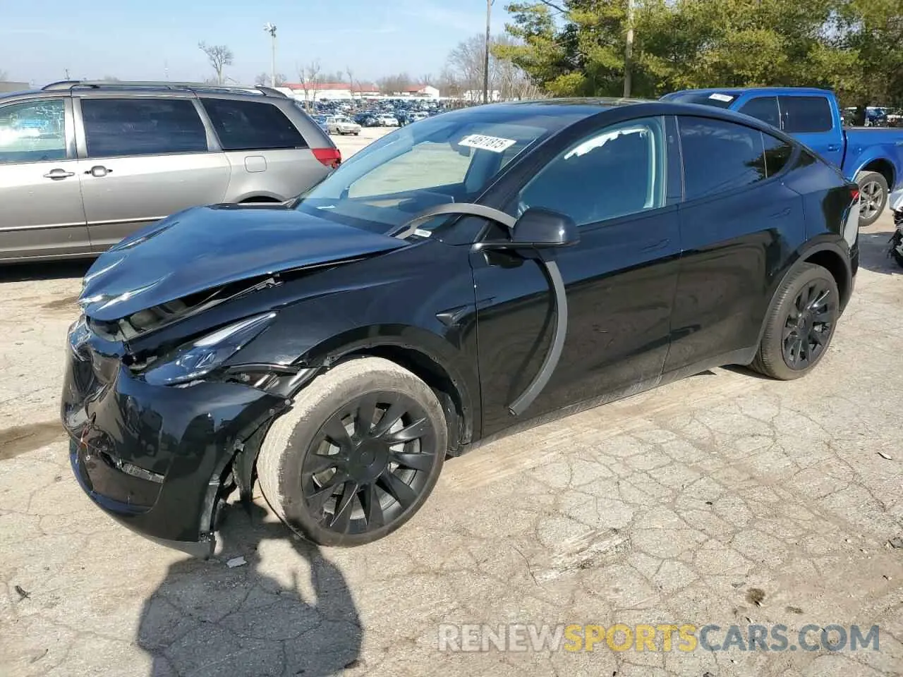 1 Photograph of a damaged car 7SAYGDEE6PA200614 TESLA MODEL Y 2023