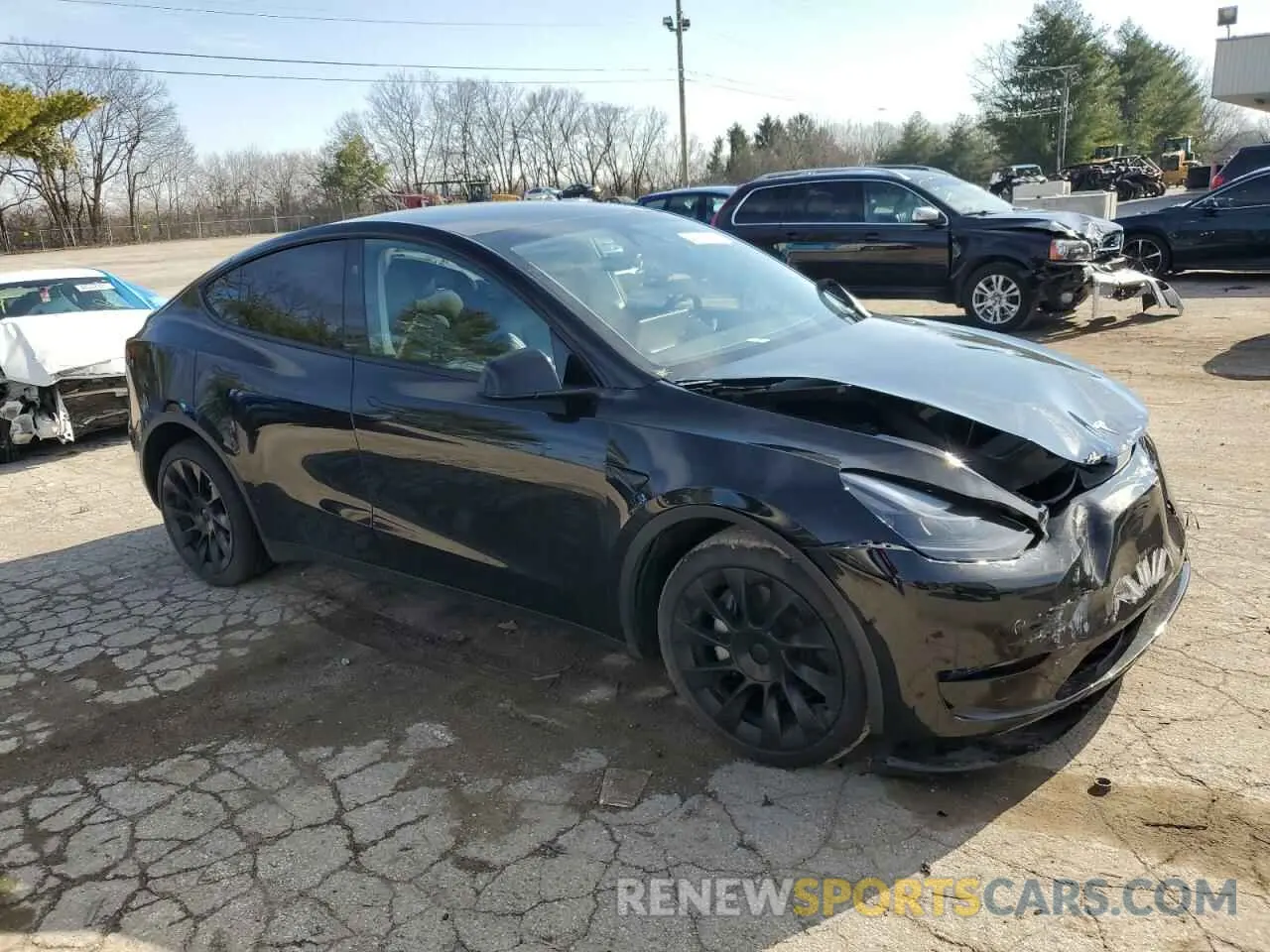 4 Photograph of a damaged car 7SAYGDEE6PA200614 TESLA MODEL Y 2023