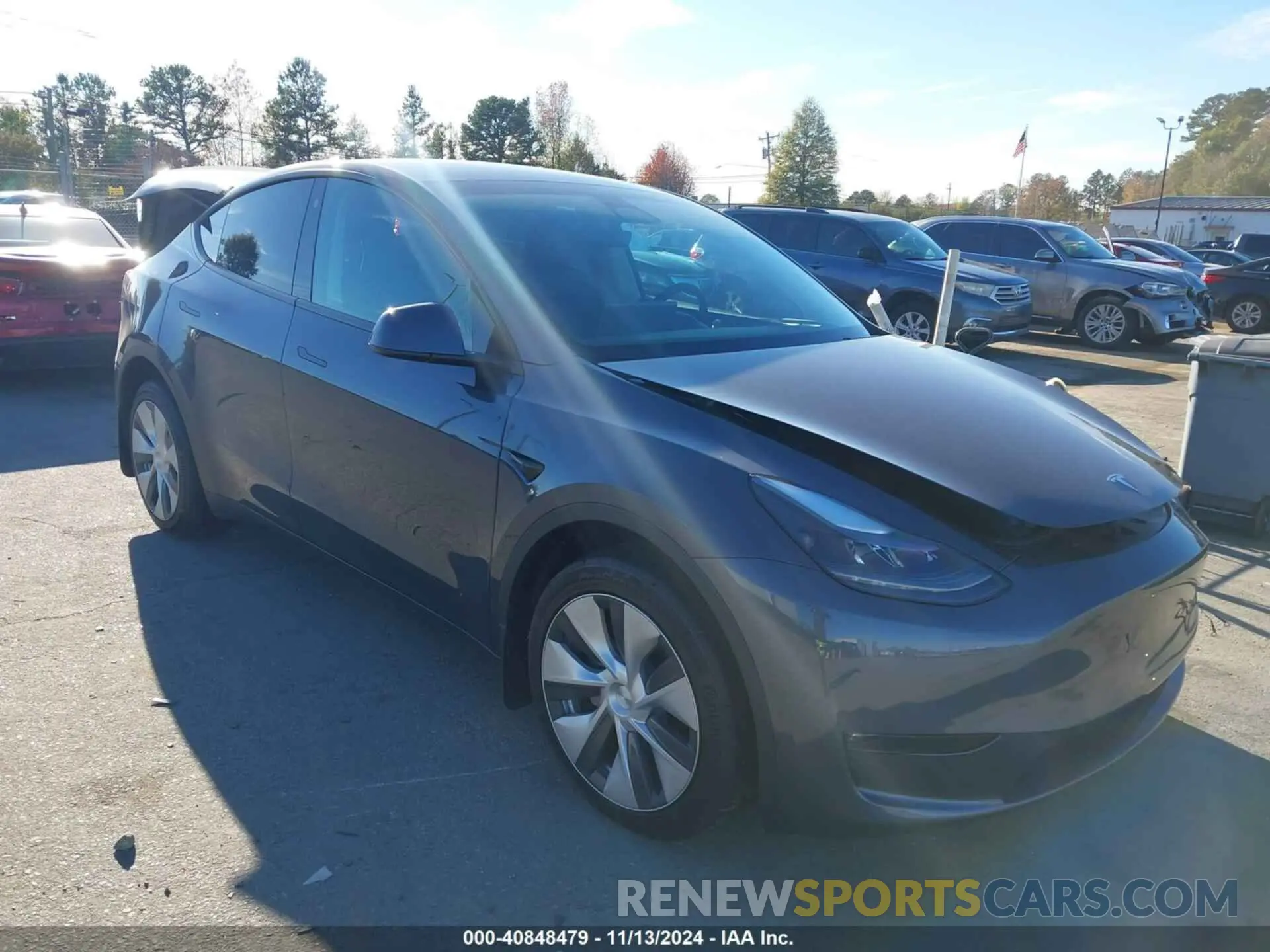 1 Photograph of a damaged car 7SAYGDEE6PF596126 TESLA MODEL Y 2023
