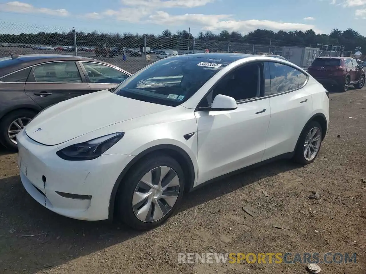 1 Photograph of a damaged car 7SAYGDEE6PF604497 TESLA MODEL Y 2023