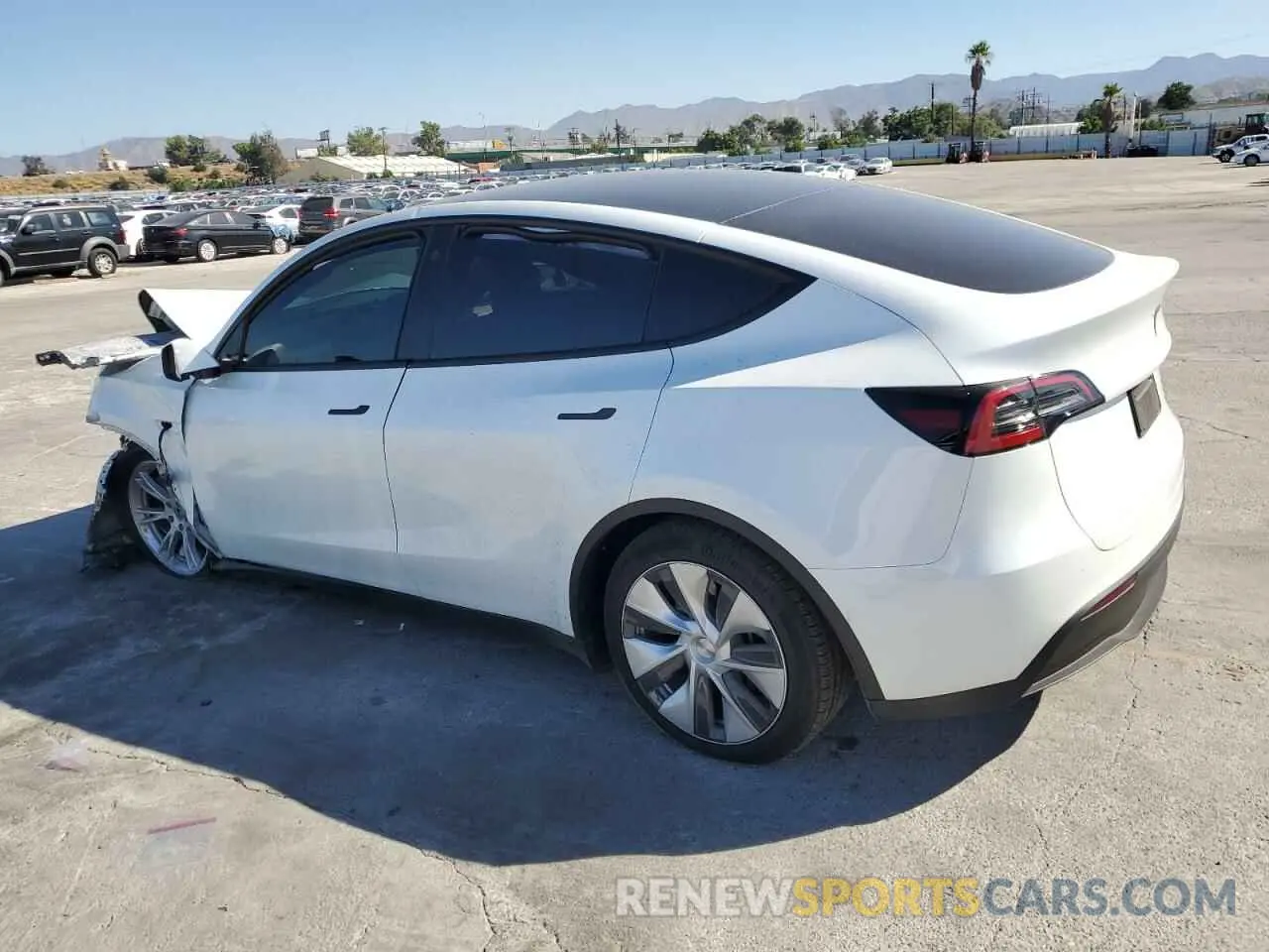 2 Photograph of a damaged car 7SAYGDEE6PF607576 TESLA MODEL Y 2023