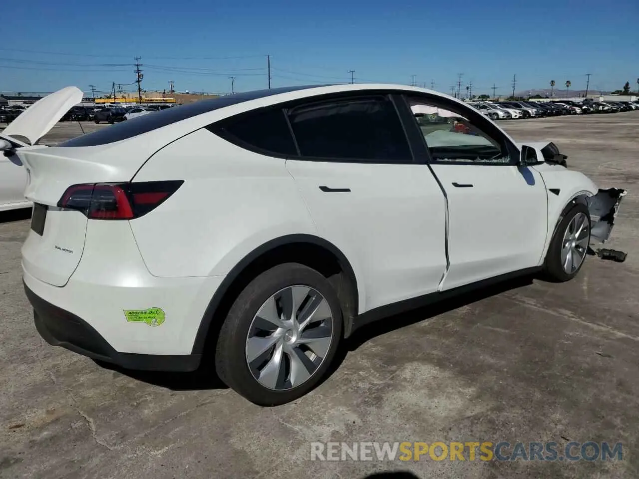 3 Photograph of a damaged car 7SAYGDEE6PF607576 TESLA MODEL Y 2023