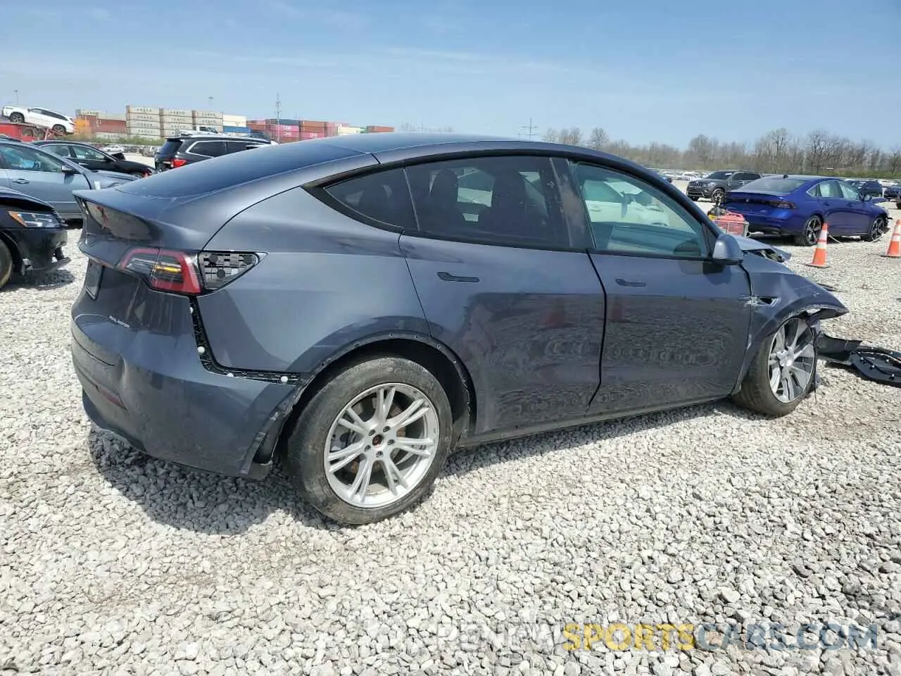 3 Photograph of a damaged car 7SAYGDEE6PF646295 TESLA MODEL Y 2023