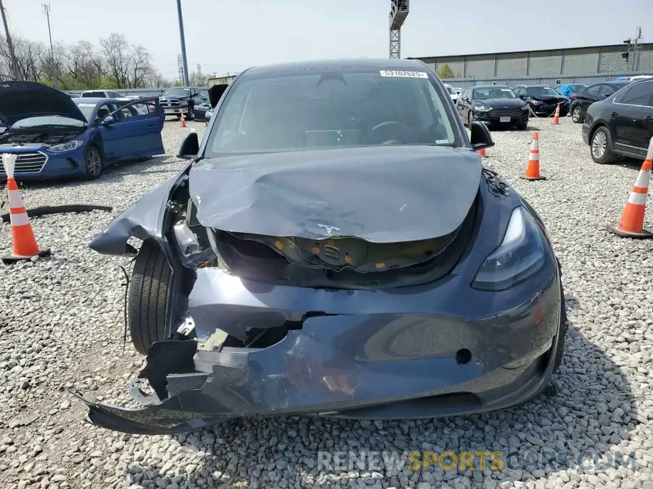 5 Photograph of a damaged car 7SAYGDEE6PF646295 TESLA MODEL Y 2023