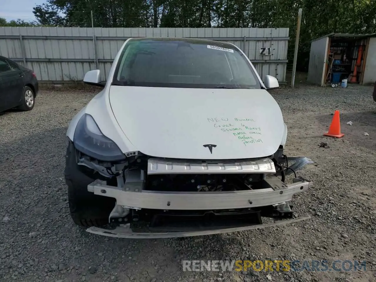 5 Photograph of a damaged car 7SAYGDEE6PF692970 TESLA MODEL Y 2023