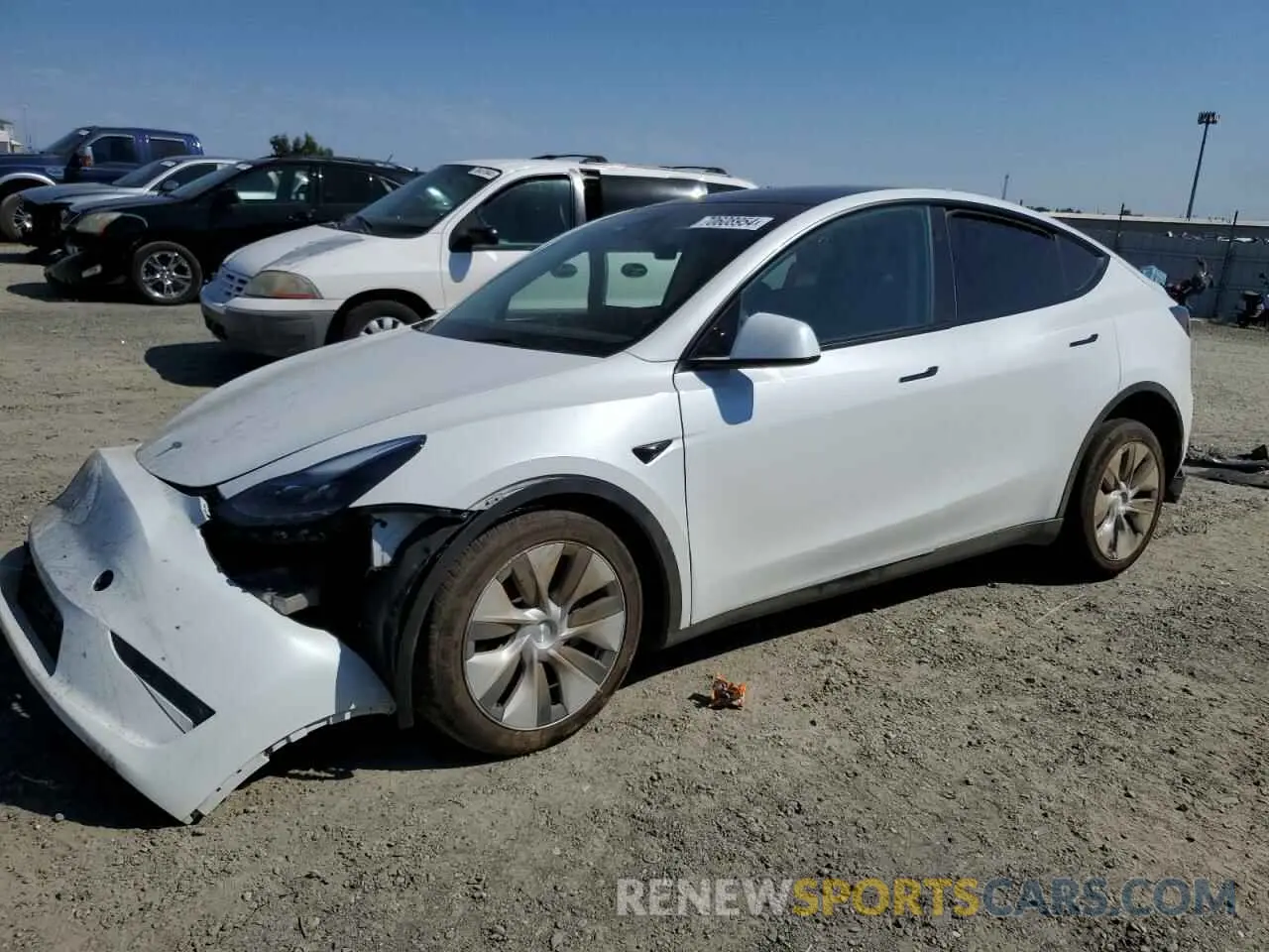 1 Photograph of a damaged car 7SAYGDEE6PF873860 TESLA MODEL Y 2023