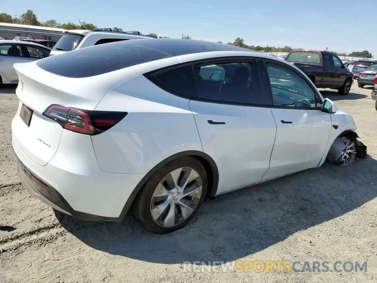 3 Photograph of a damaged car 7SAYGDEE6PF873860 TESLA MODEL Y 2023