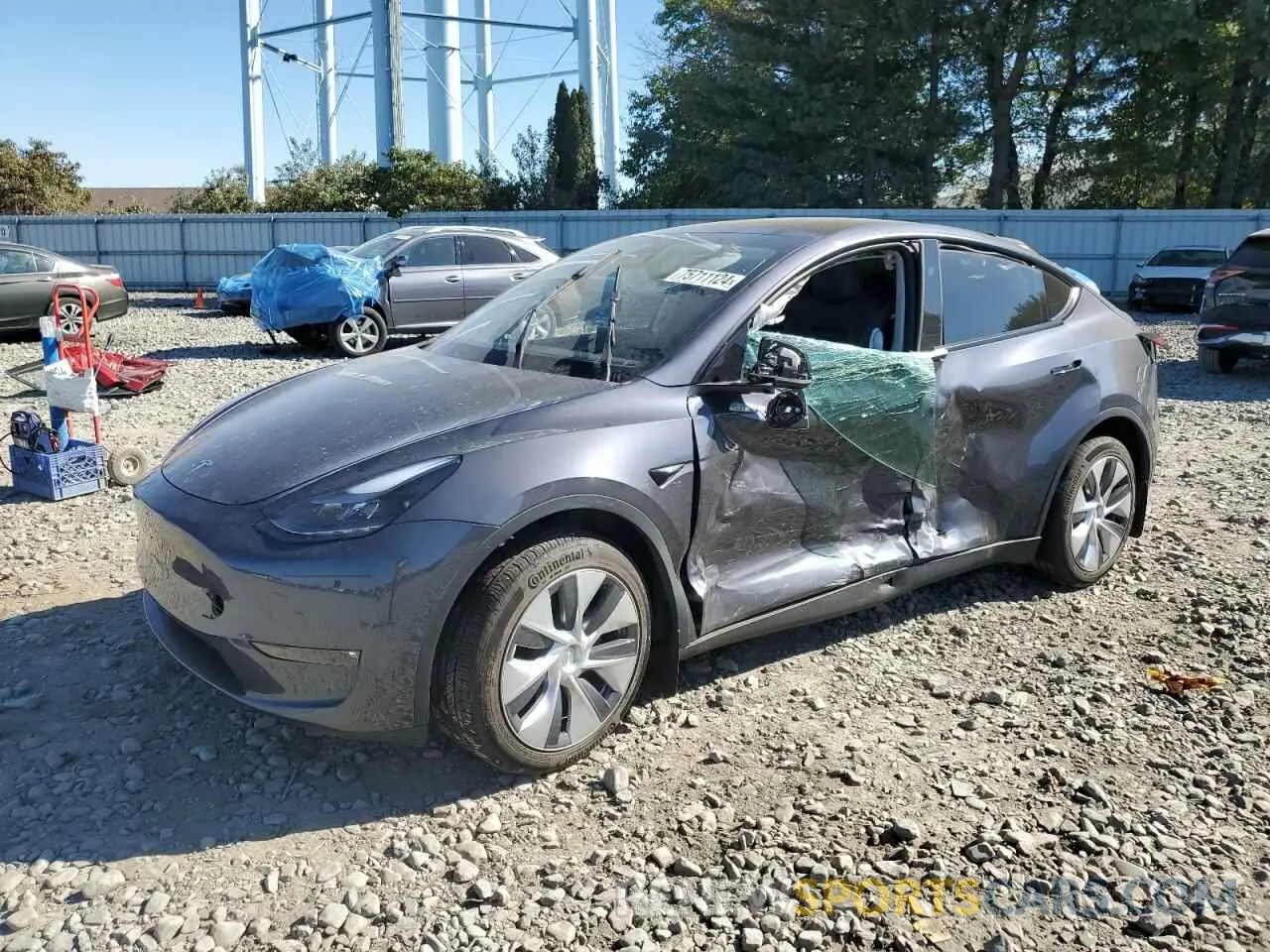 1 Photograph of a damaged car 7SAYGDEE6PF896023 TESLA MODEL Y 2023