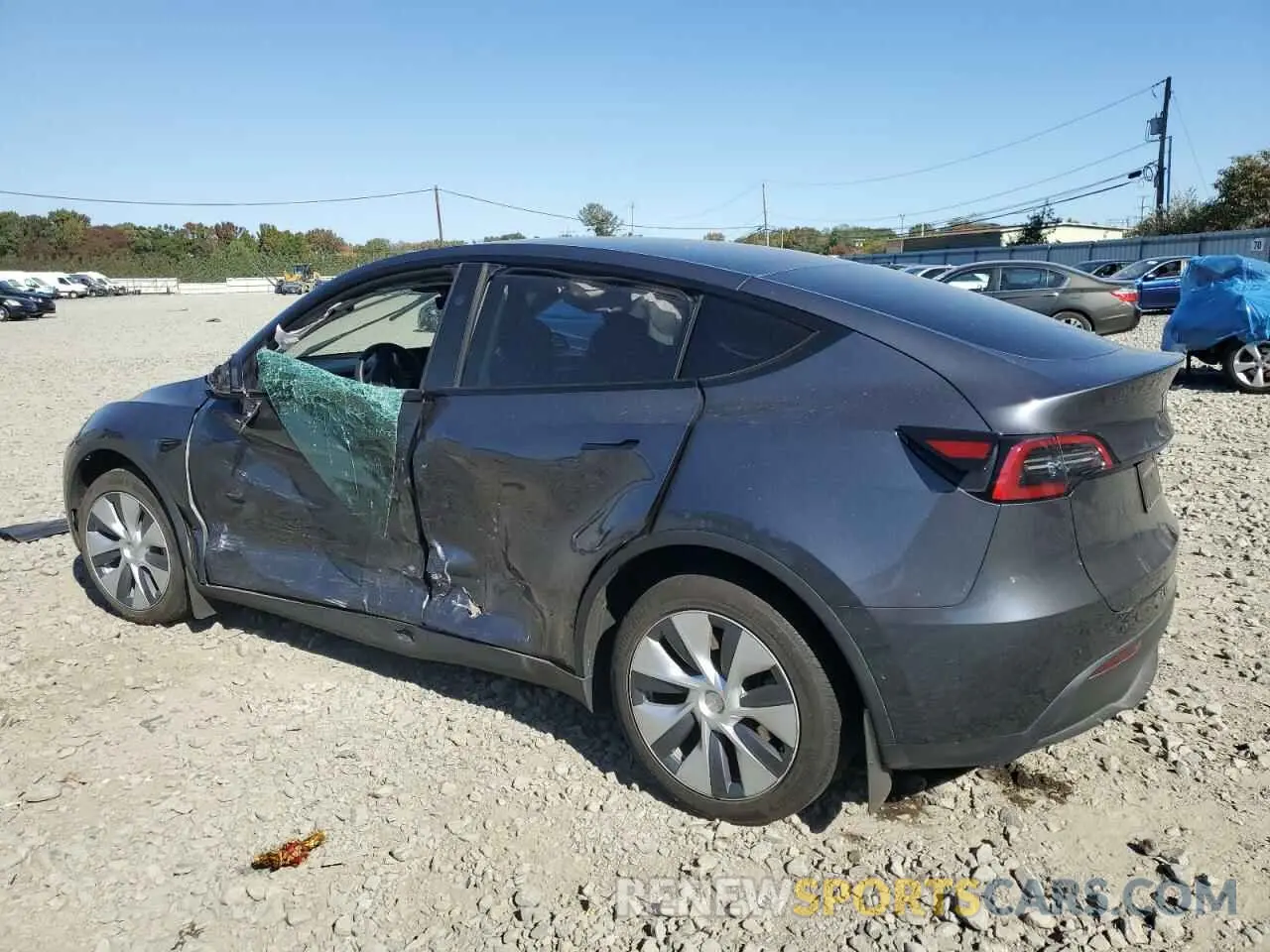 2 Photograph of a damaged car 7SAYGDEE6PF896023 TESLA MODEL Y 2023