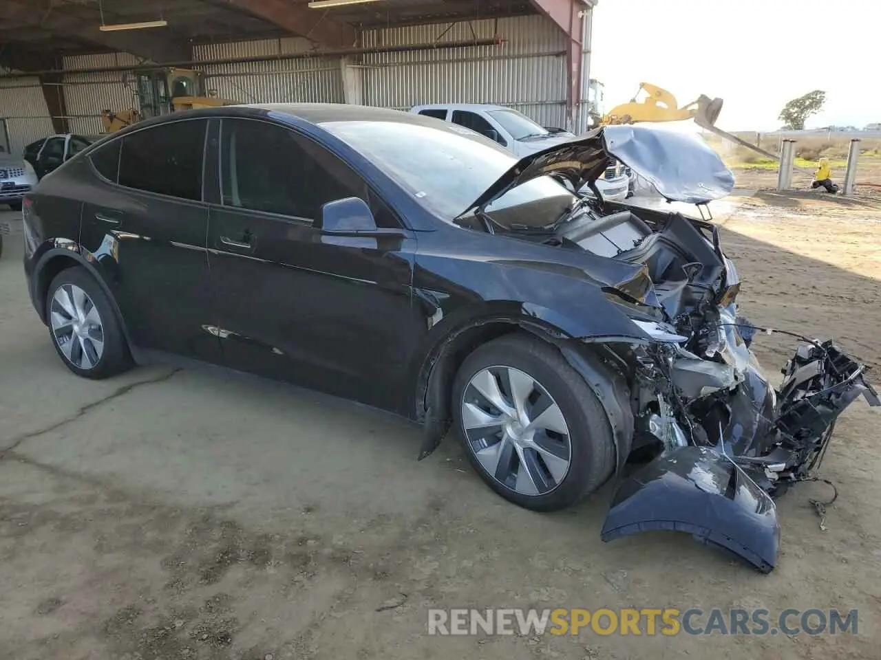 4 Photograph of a damaged car 7SAYGDEE6PF910258 TESLA MODEL Y 2023