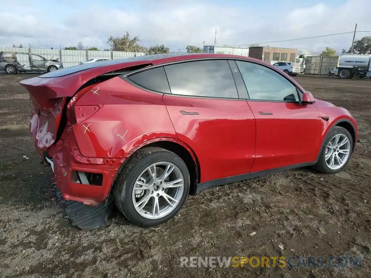 3 Photograph of a damaged car 7SAYGDEE6PF912768 TESLA MODEL Y 2023