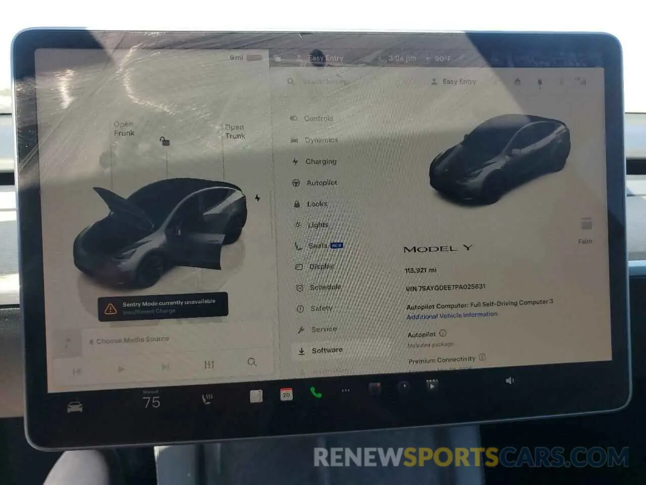 9 Photograph of a damaged car 7SAYGDEE7PA025631 TESLA MODEL Y 2023