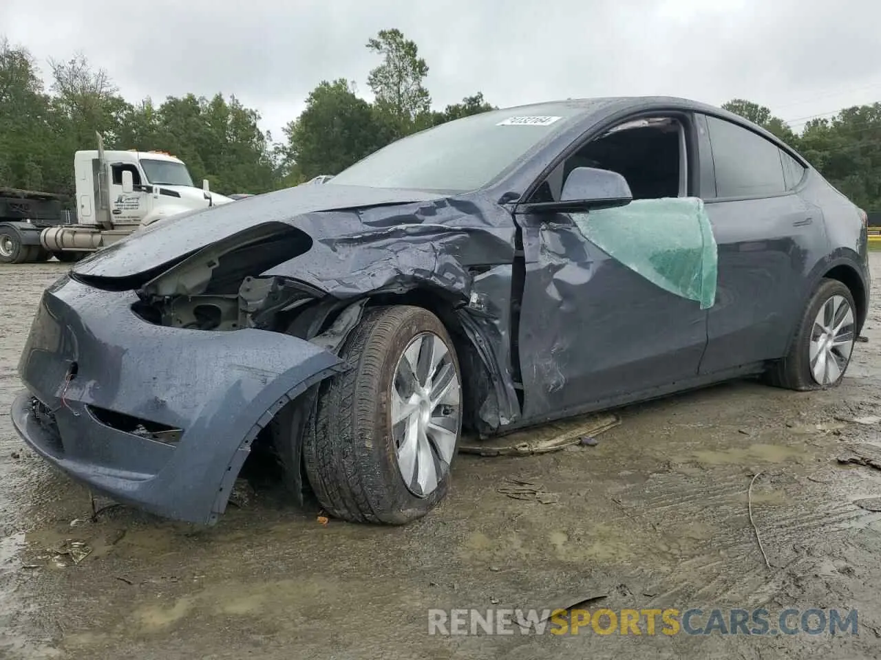 1 Photograph of a damaged car 7SAYGDEE7PA037312 TESLA MODEL Y 2023