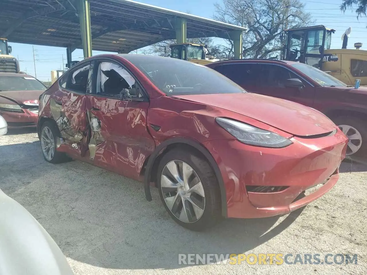 4 Photograph of a damaged car 7SAYGDEE7PA044518 TESLA MODEL Y 2023