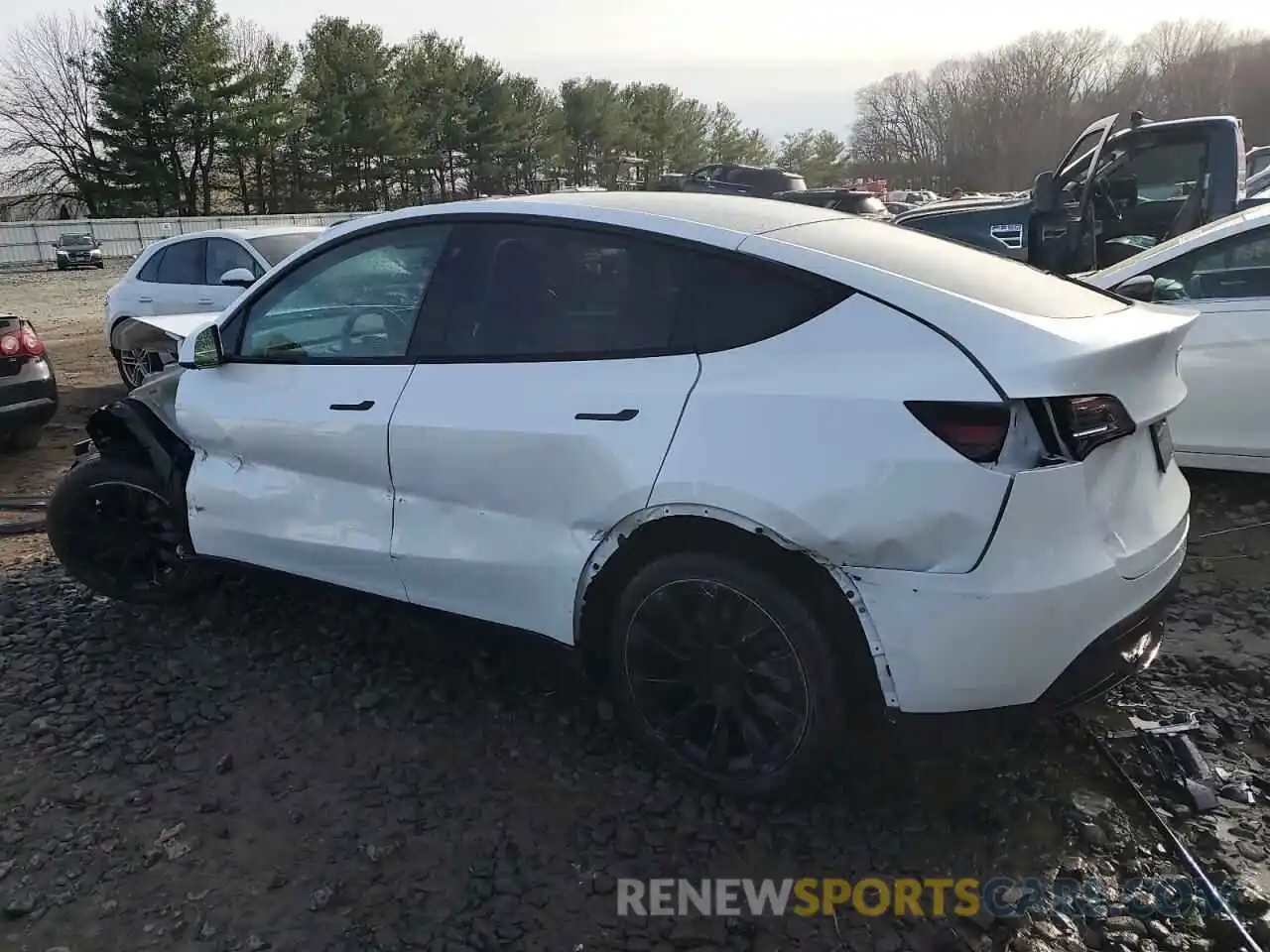 2 Photograph of a damaged car 7SAYGDEE7PA071394 TESLA MODEL Y 2023