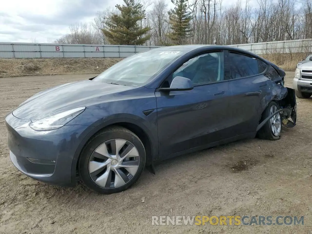1 Photograph of a damaged car 7SAYGDEE7PA079740 TESLA MODEL Y 2023