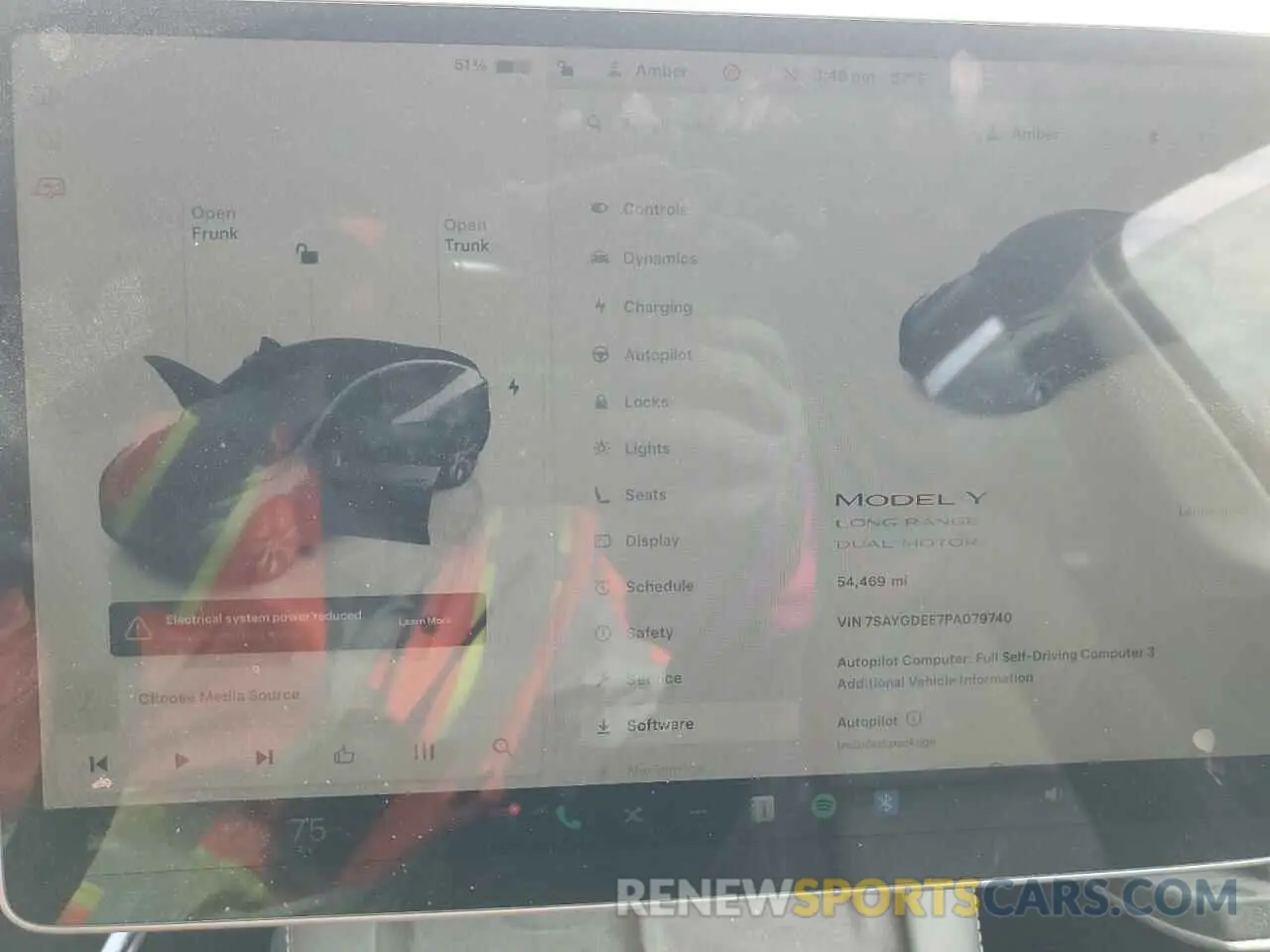 9 Photograph of a damaged car 7SAYGDEE7PA079740 TESLA MODEL Y 2023