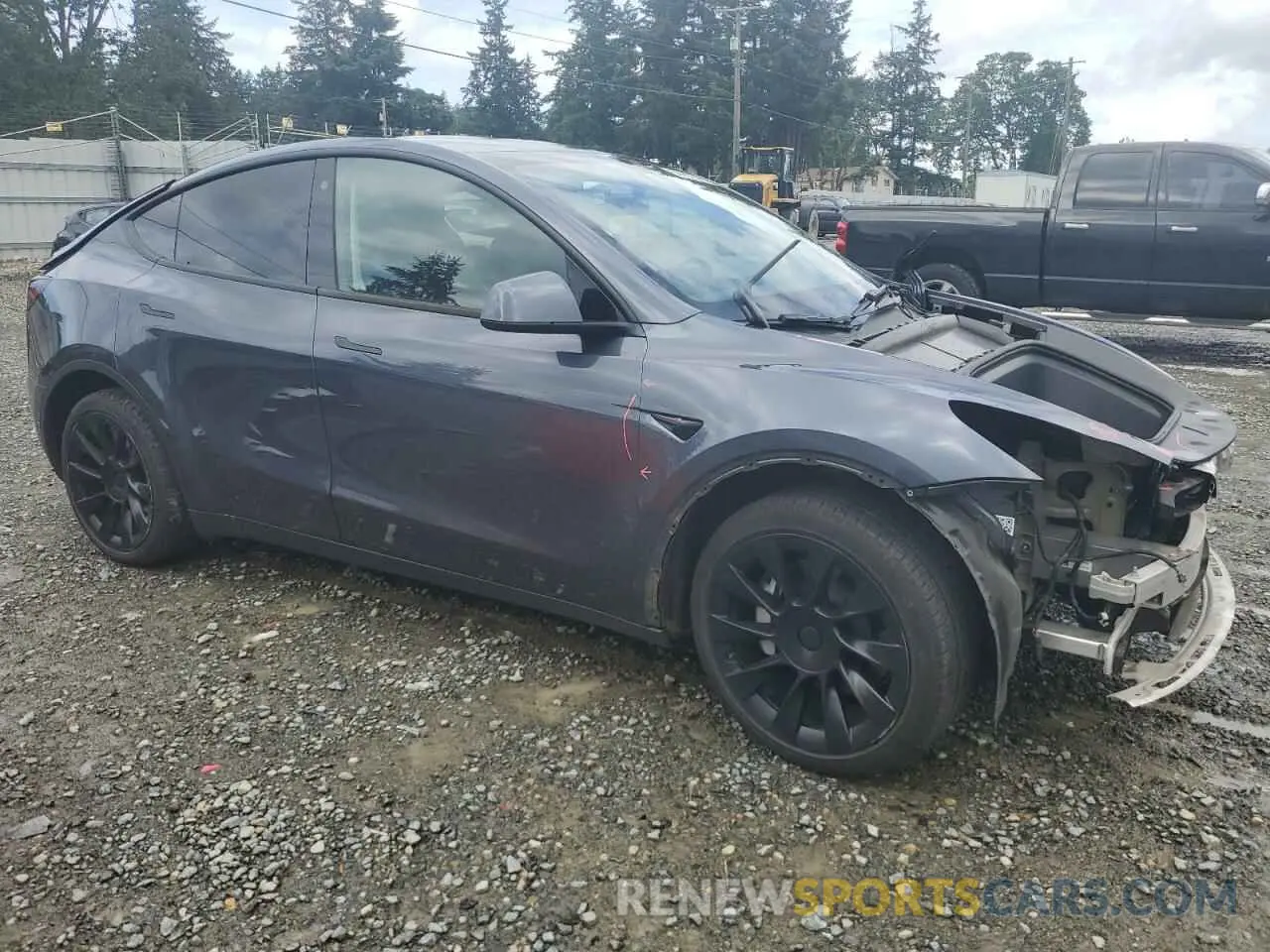 4 Photograph of a damaged car 7SAYGDEE7PA080807 TESLA MODEL Y 2023