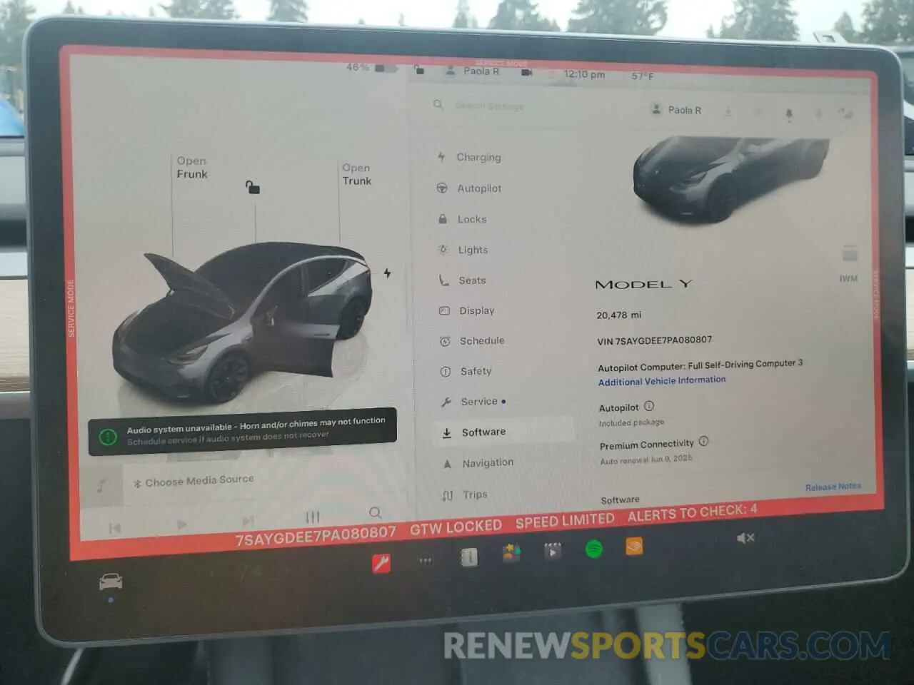 9 Photograph of a damaged car 7SAYGDEE7PA080807 TESLA MODEL Y 2023