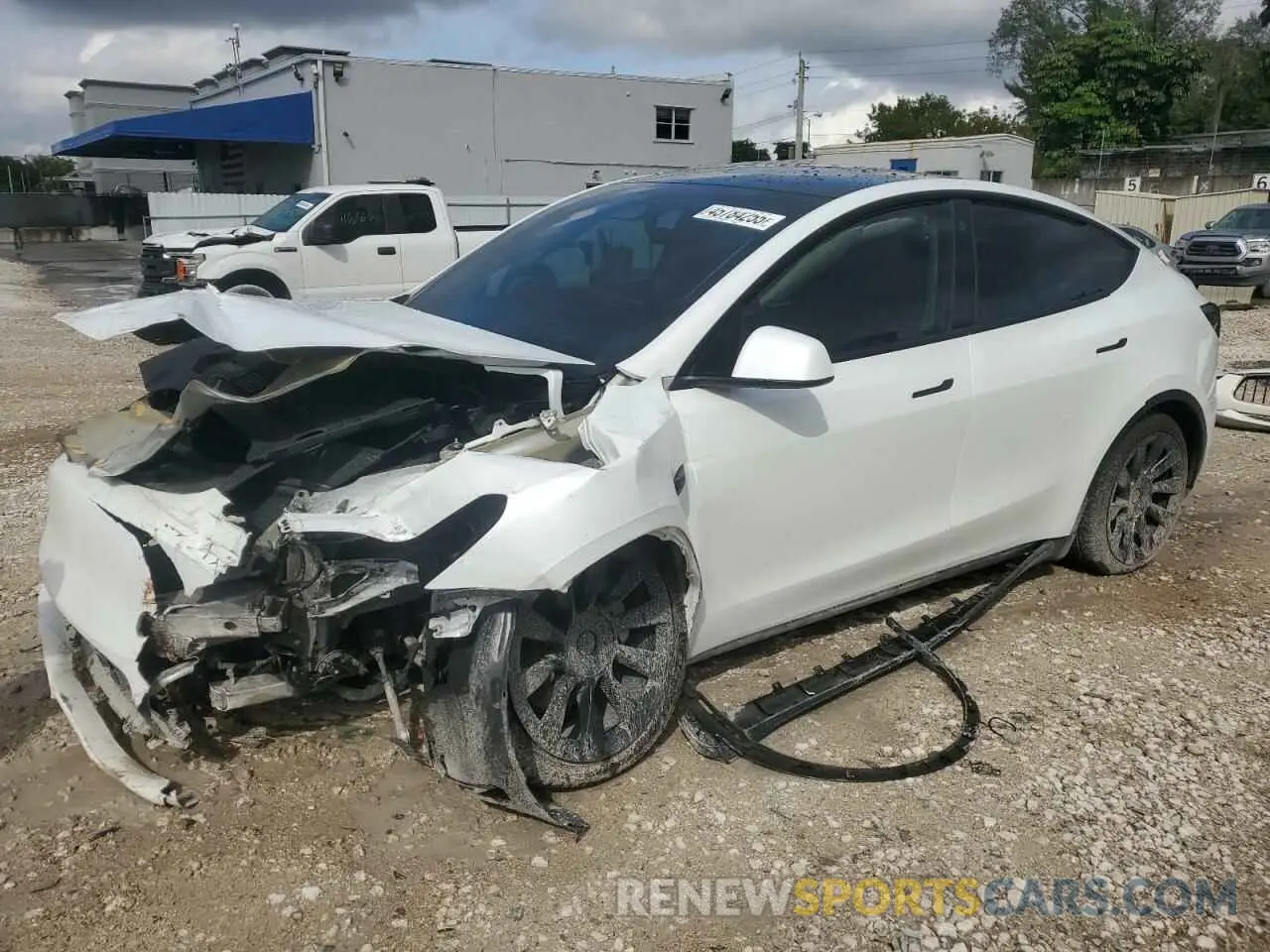 1 Photograph of a damaged car 7SAYGDEE7PA086333 TESLA MODEL Y 2023