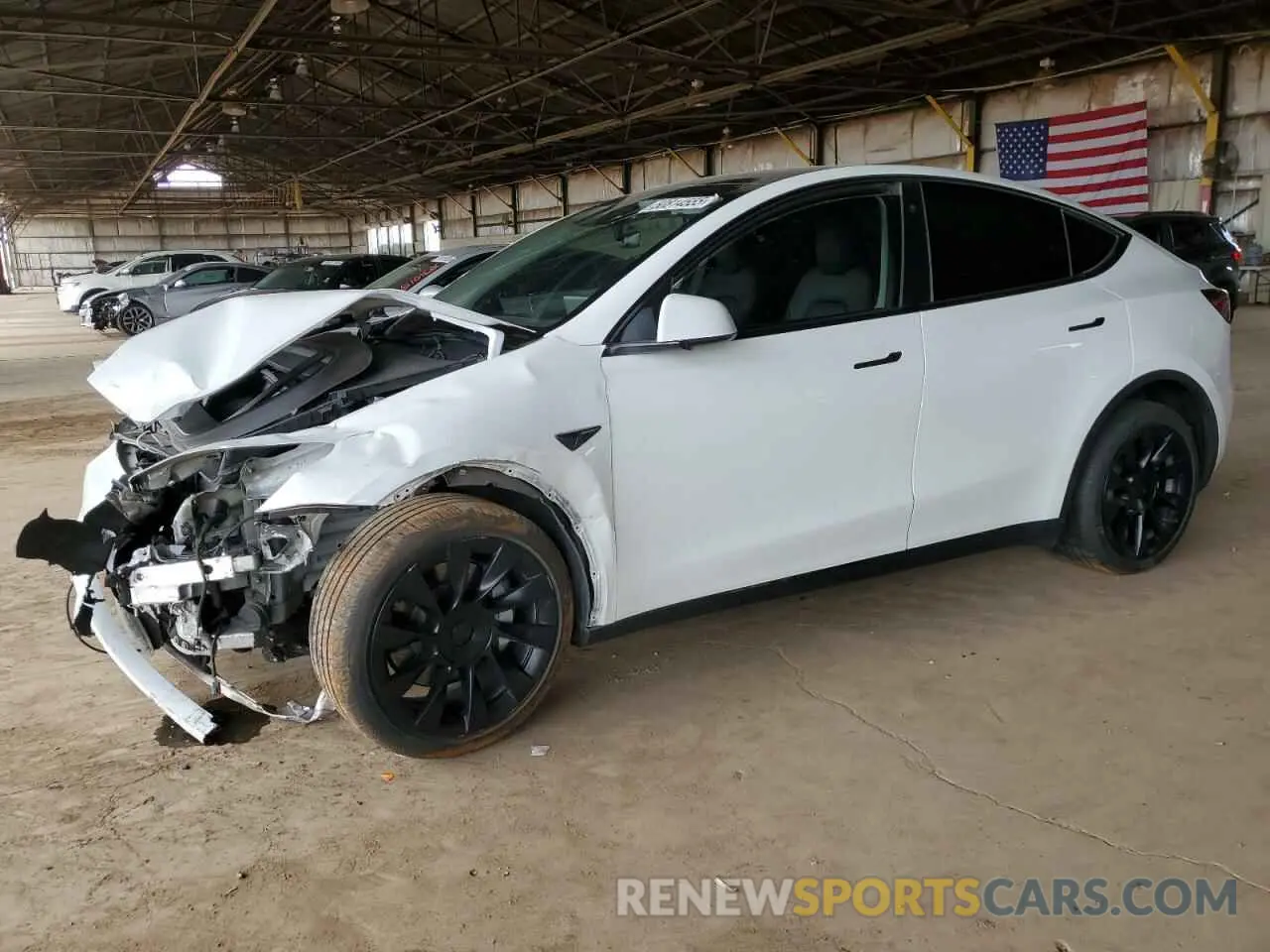 1 Photograph of a damaged car 7SAYGDEE7PA097462 TESLA MODEL Y 2023