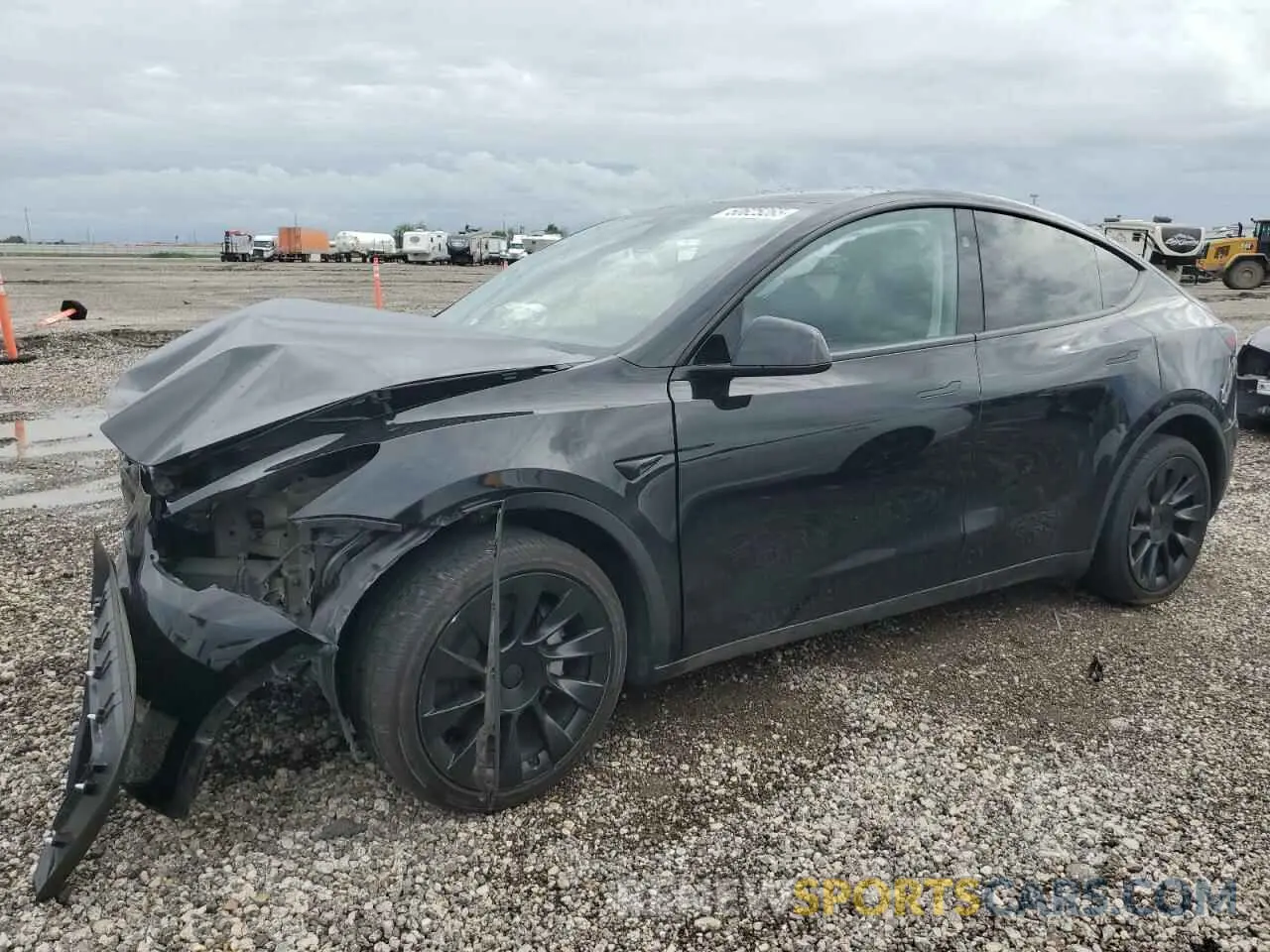 1 Photograph of a damaged car 7SAYGDEE7PA137443 TESLA MODEL Y 2023