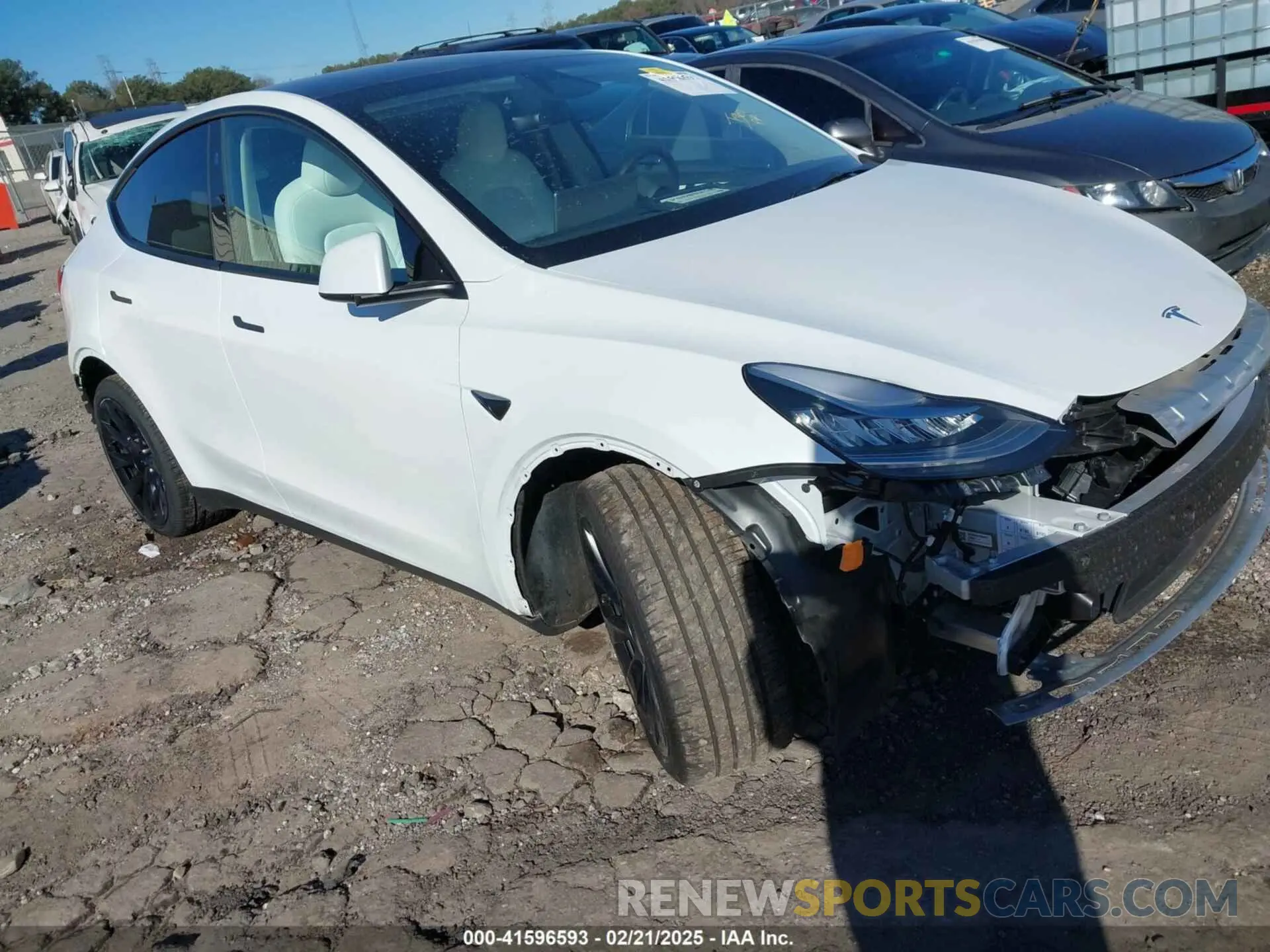 1 Photograph of a damaged car 7SAYGDEE7PA138253 TESLA MODEL Y 2023