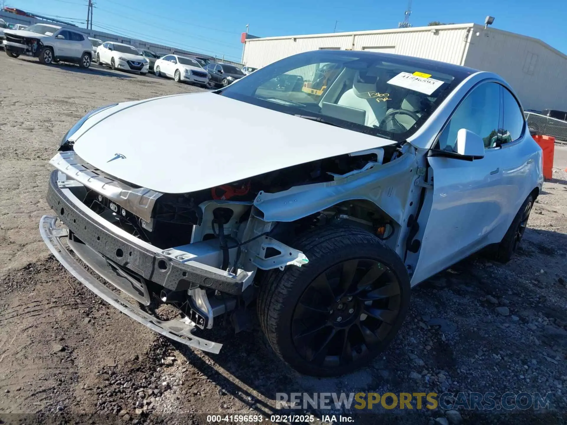 2 Photograph of a damaged car 7SAYGDEE7PA138253 TESLA MODEL Y 2023