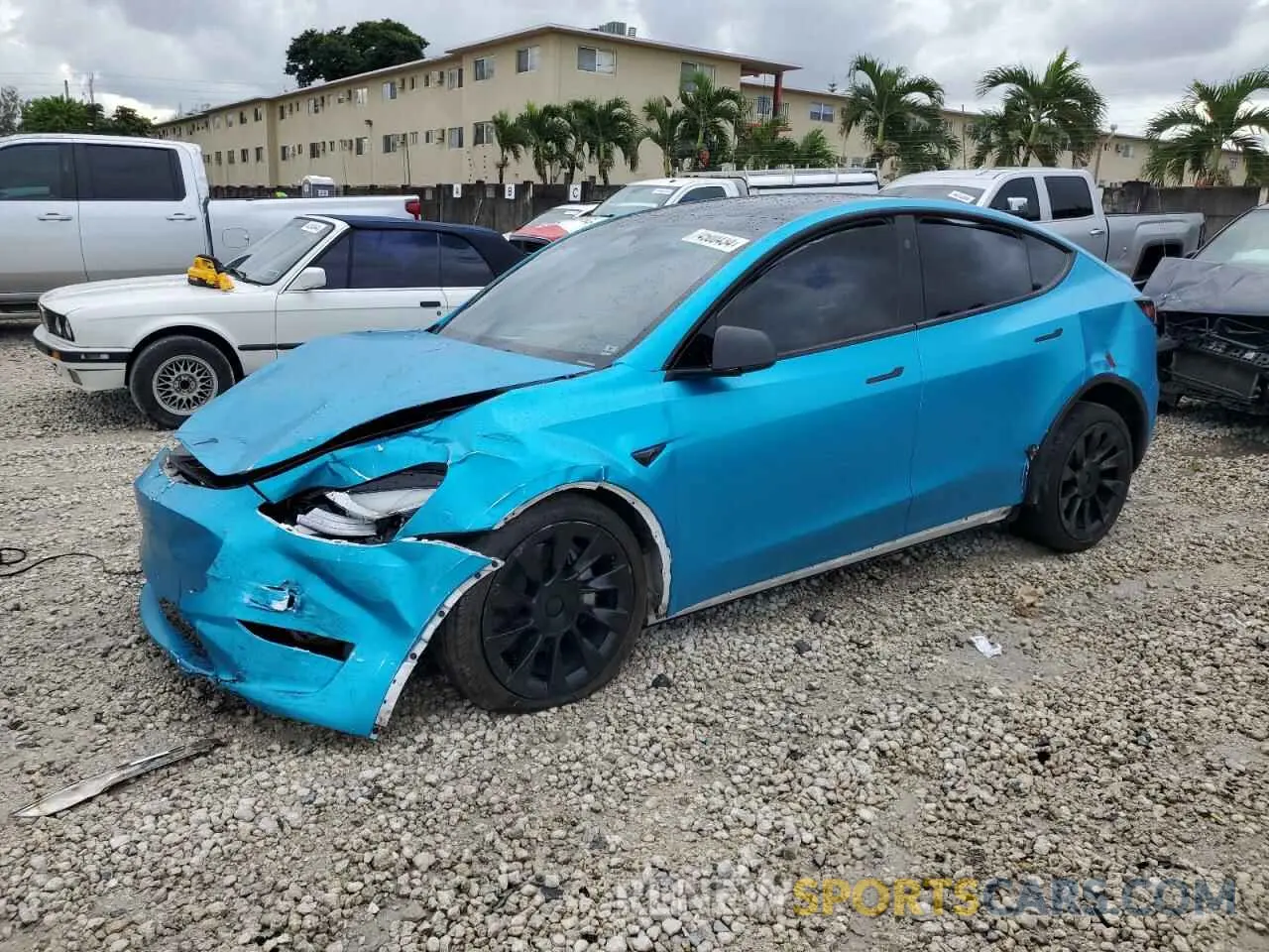1 Photograph of a damaged car 7SAYGDEE7PA139404 TESLA MODEL Y 2023