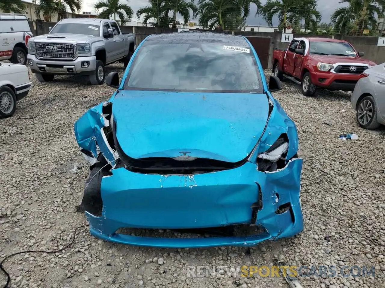 5 Photograph of a damaged car 7SAYGDEE7PA139404 TESLA MODEL Y 2023