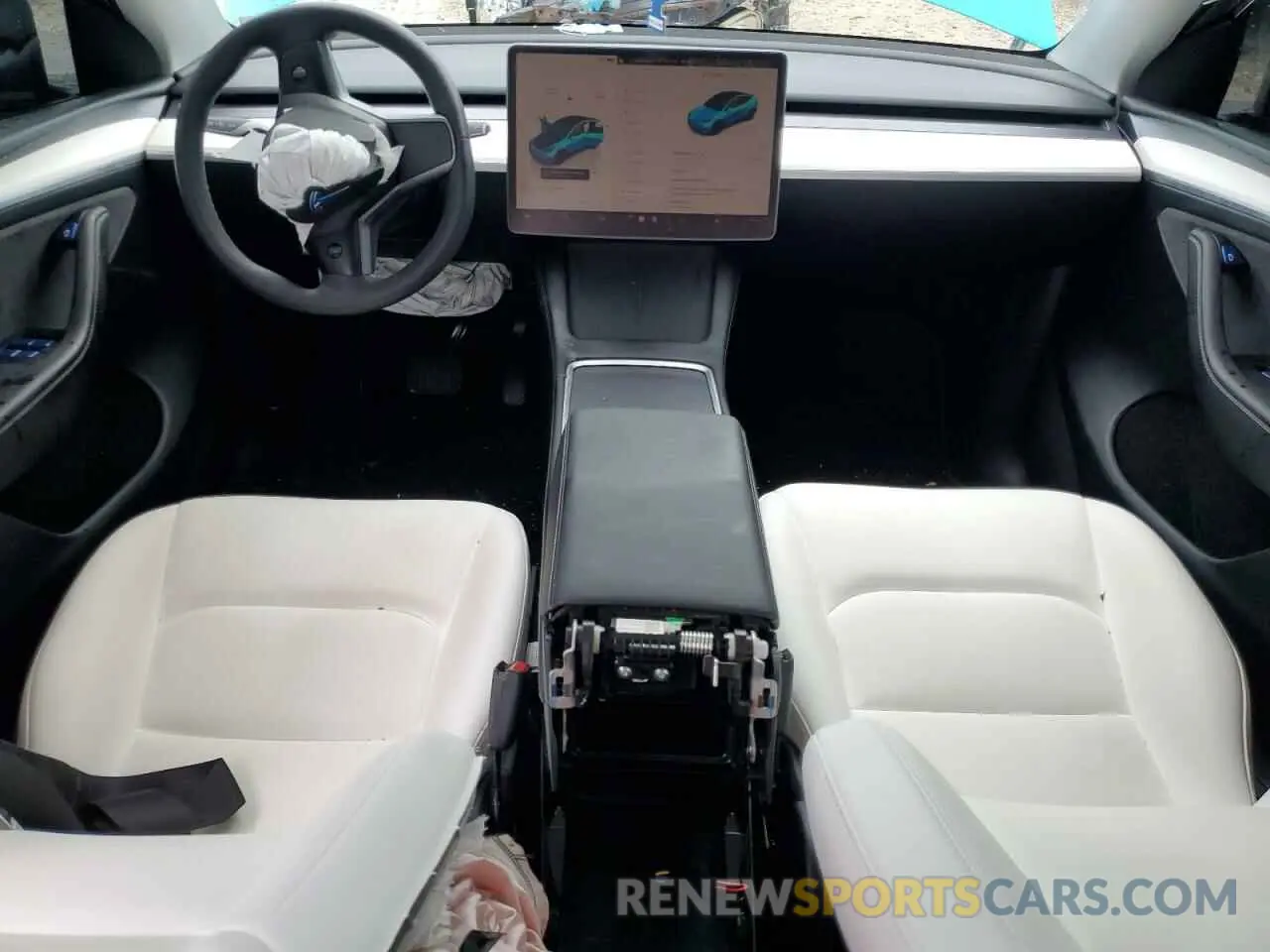 8 Photograph of a damaged car 7SAYGDEE7PA139404 TESLA MODEL Y 2023