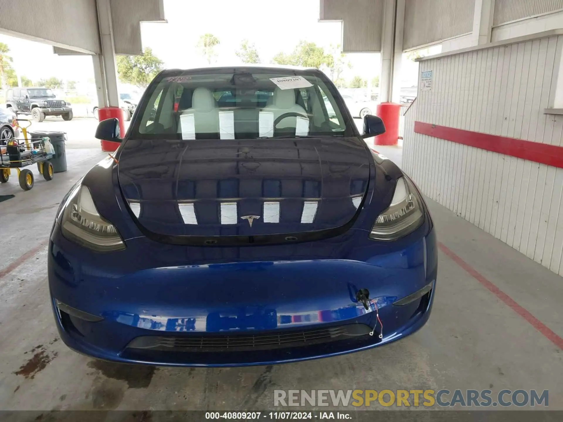 12 Photograph of a damaged car 7SAYGDEE7PA143890 TESLA MODEL Y 2023