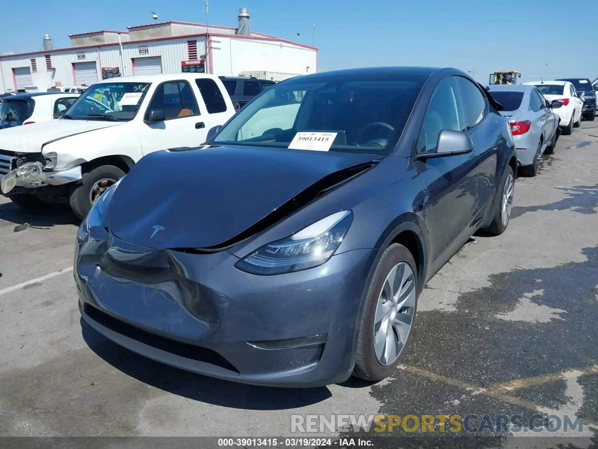 2 Photograph of a damaged car 7SAYGDEE7PA146093 TESLA MODEL Y 2023