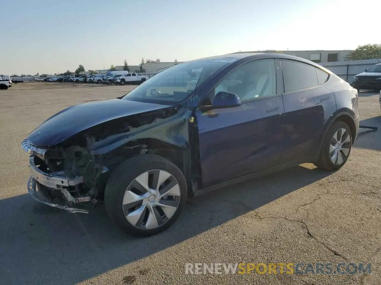 1 Photograph of a damaged car 7SAYGDEE7PA146322 TESLA MODEL Y 2023