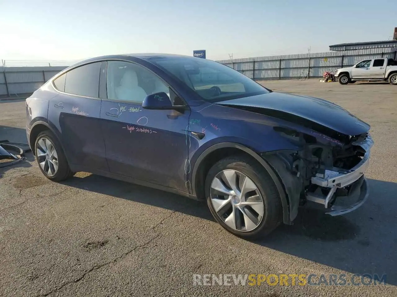 4 Photograph of a damaged car 7SAYGDEE7PA146322 TESLA MODEL Y 2023