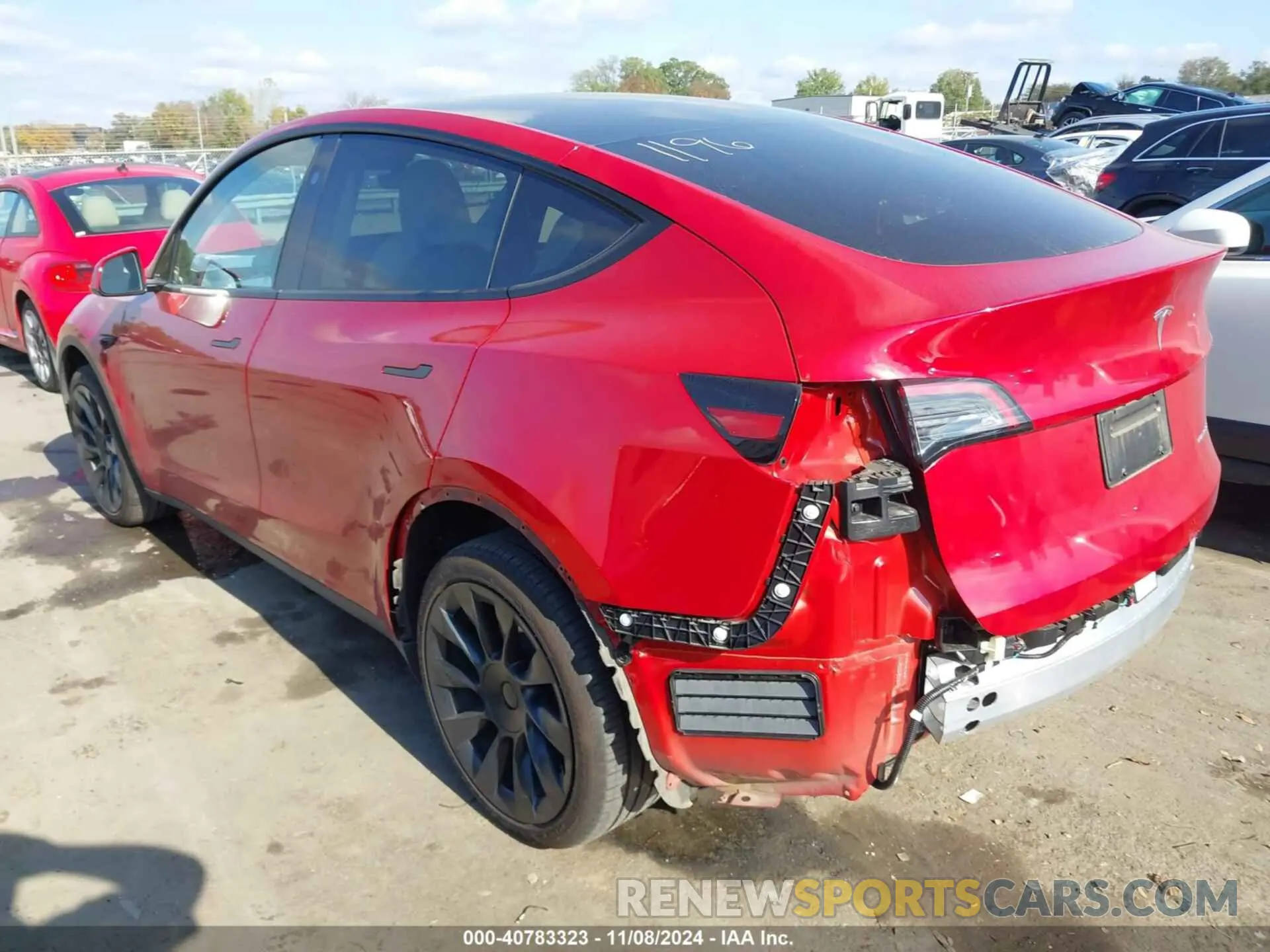 3 Photograph of a damaged car 7SAYGDEE7PA155182 TESLA MODEL Y 2023