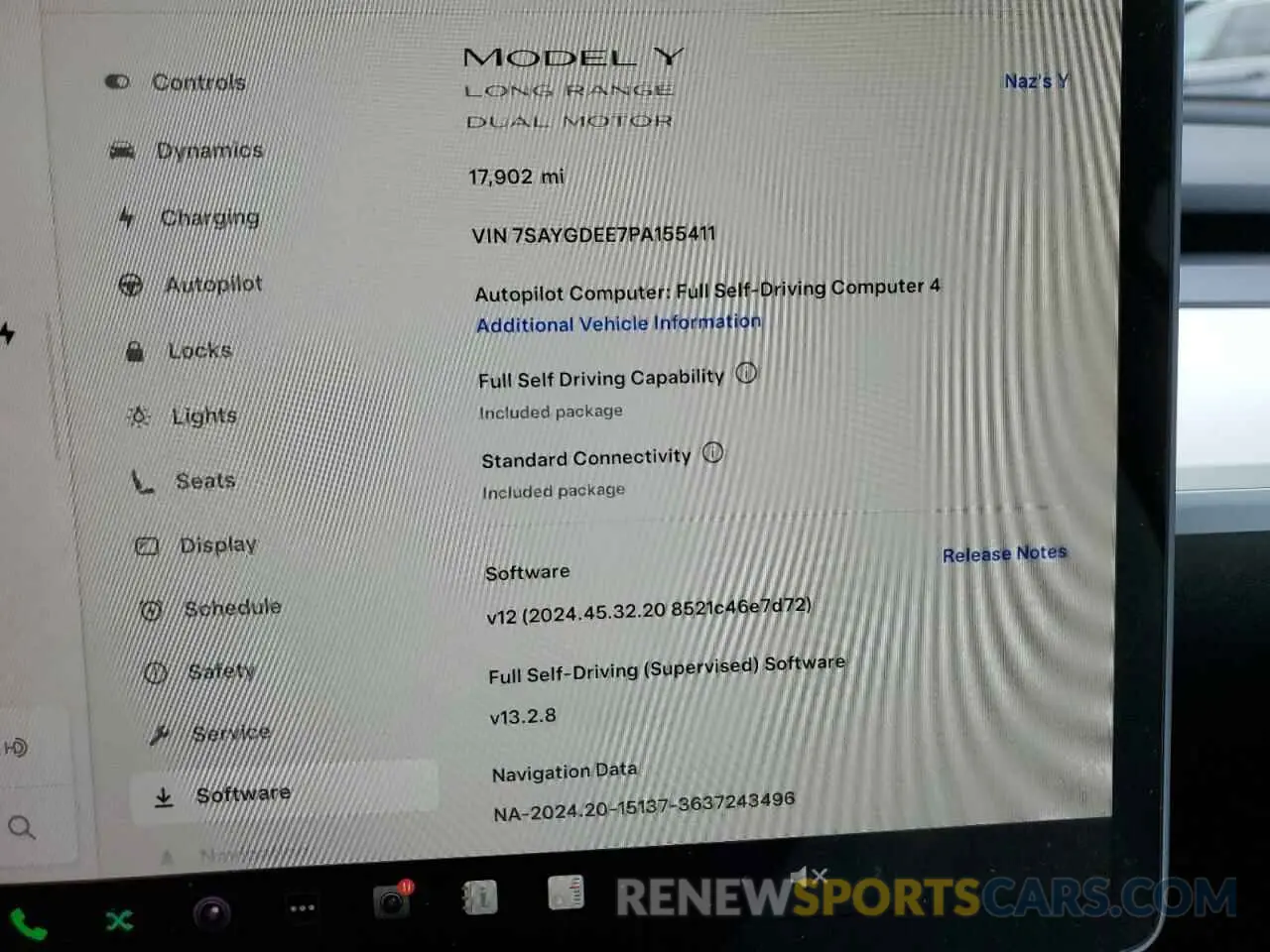 9 Photograph of a damaged car 7SAYGDEE7PA155411 TESLA MODEL Y 2023