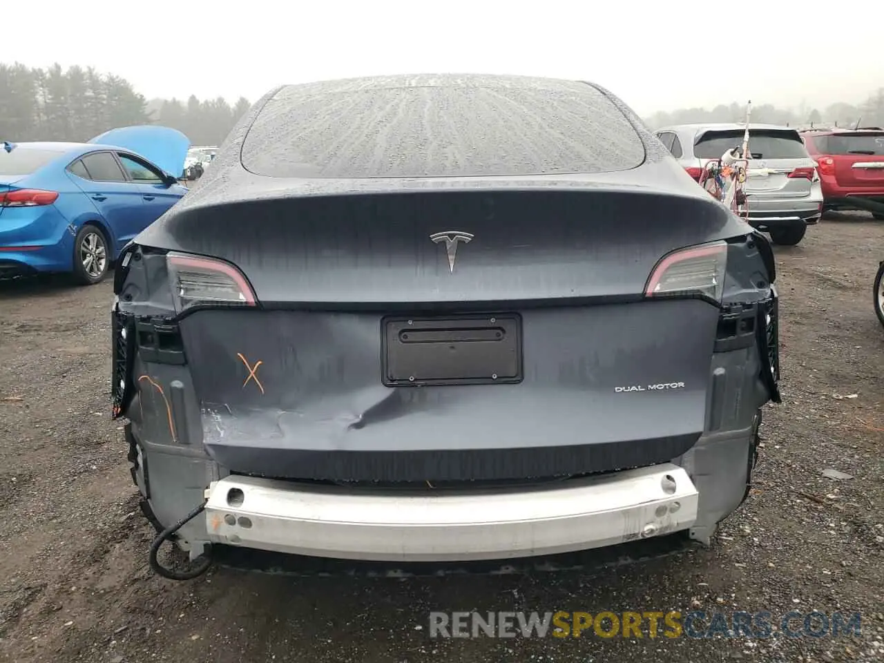 6 Photograph of a damaged car 7SAYGDEE7PA167591 TESLA MODEL Y 2023