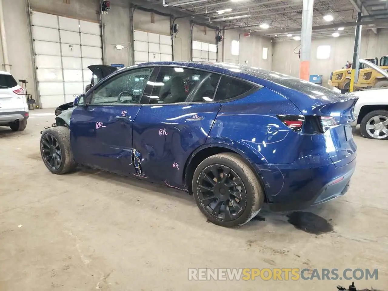 2 Photograph of a damaged car 7SAYGDEE7PA180793 TESLA MODEL Y 2023