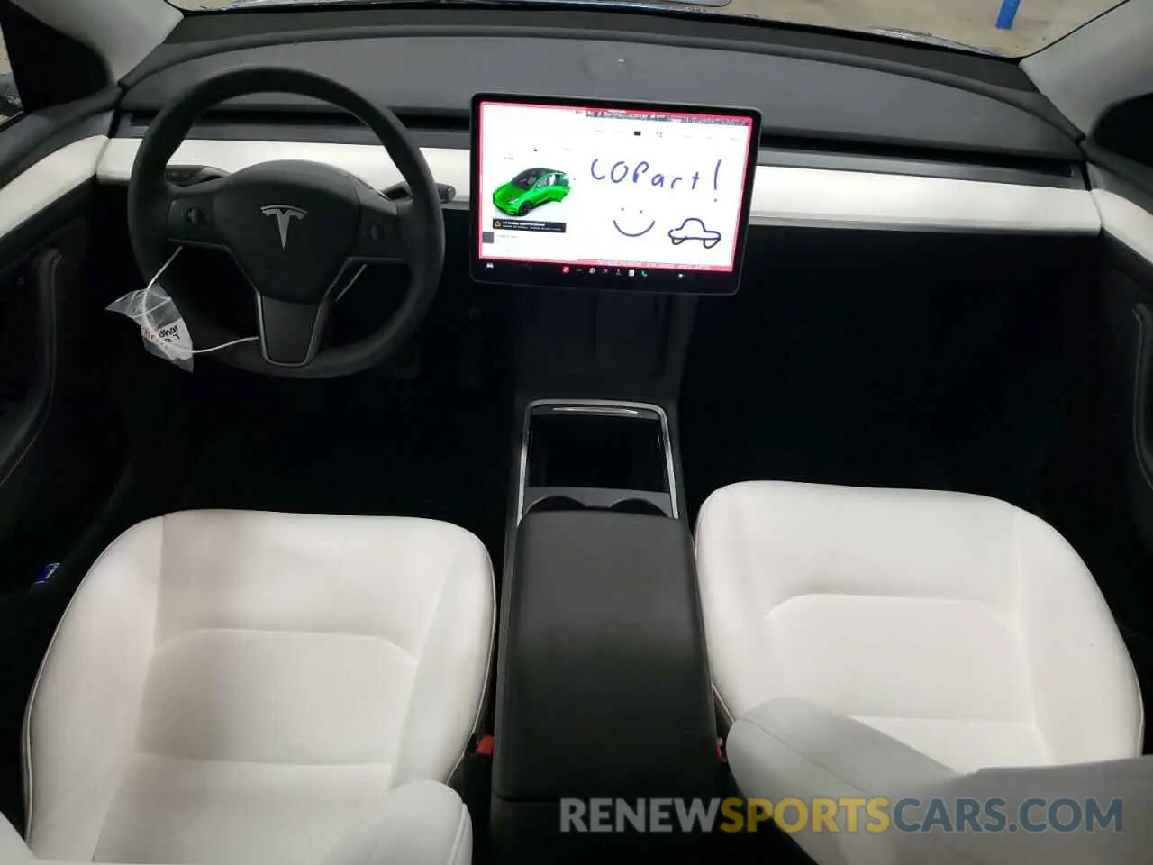 8 Photograph of a damaged car 7SAYGDEE7PA180793 TESLA MODEL Y 2023