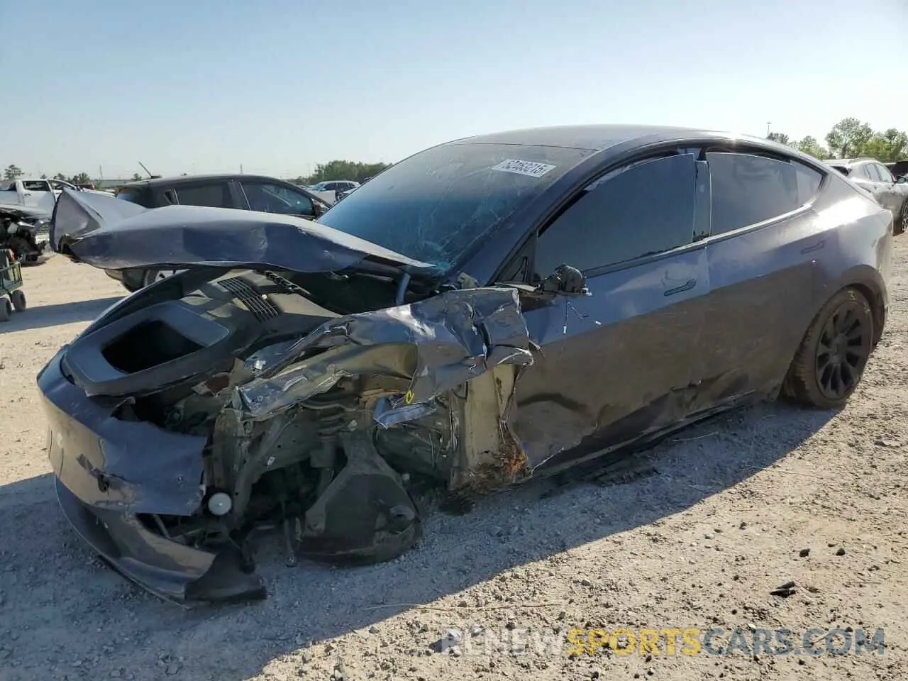 1 Photograph of a damaged car 7SAYGDEE7PA199067 TESLA MODEL Y 2023