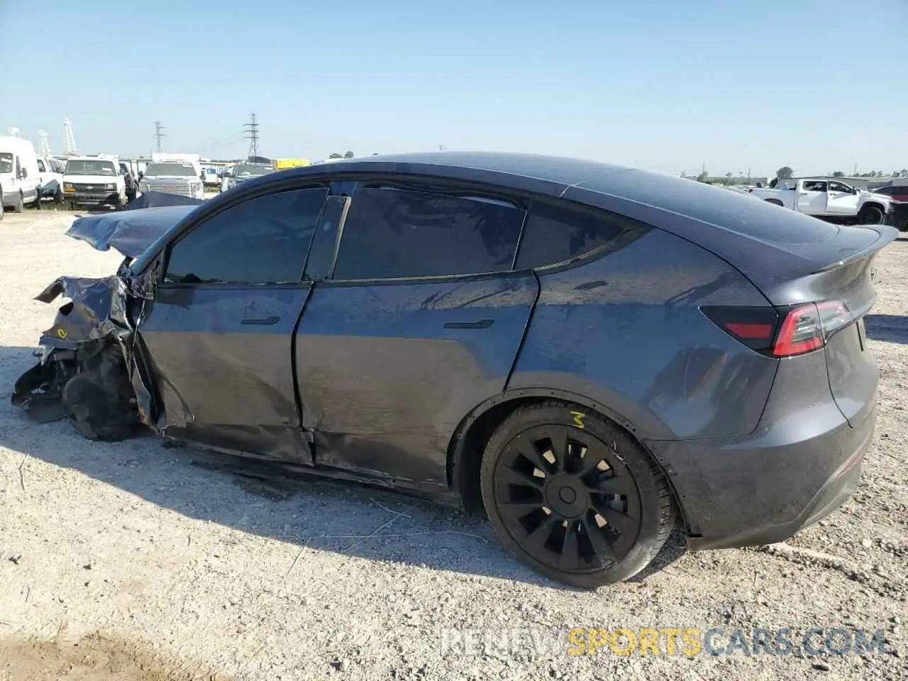 2 Photograph of a damaged car 7SAYGDEE7PA199067 TESLA MODEL Y 2023
