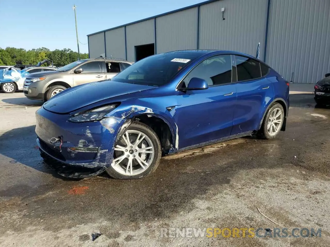 1 Photograph of a damaged car 7SAYGDEE7PA201531 TESLA MODEL Y 2023