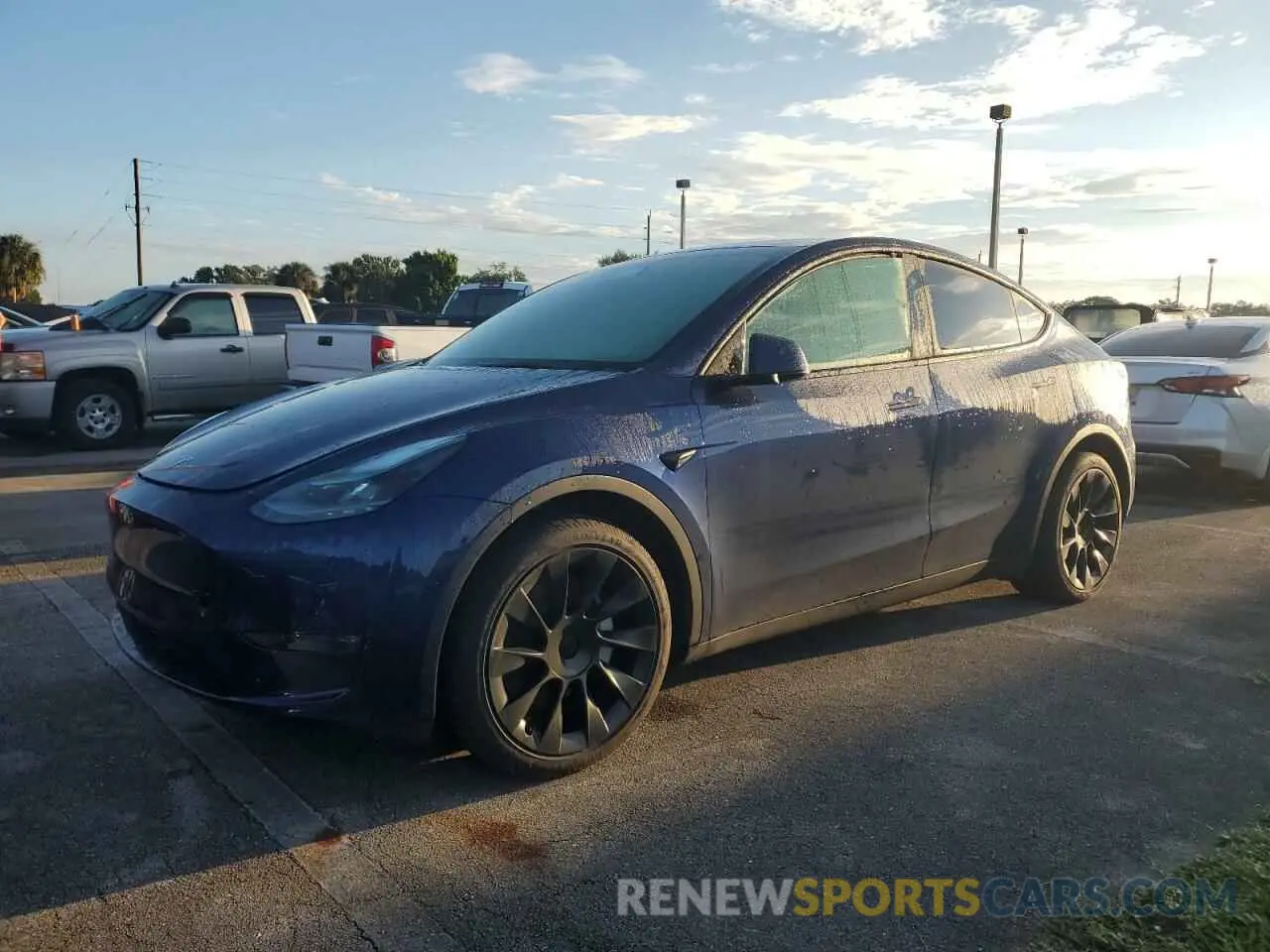 1 Photograph of a damaged car 7SAYGDEE7PA202405 TESLA MODEL Y 2023