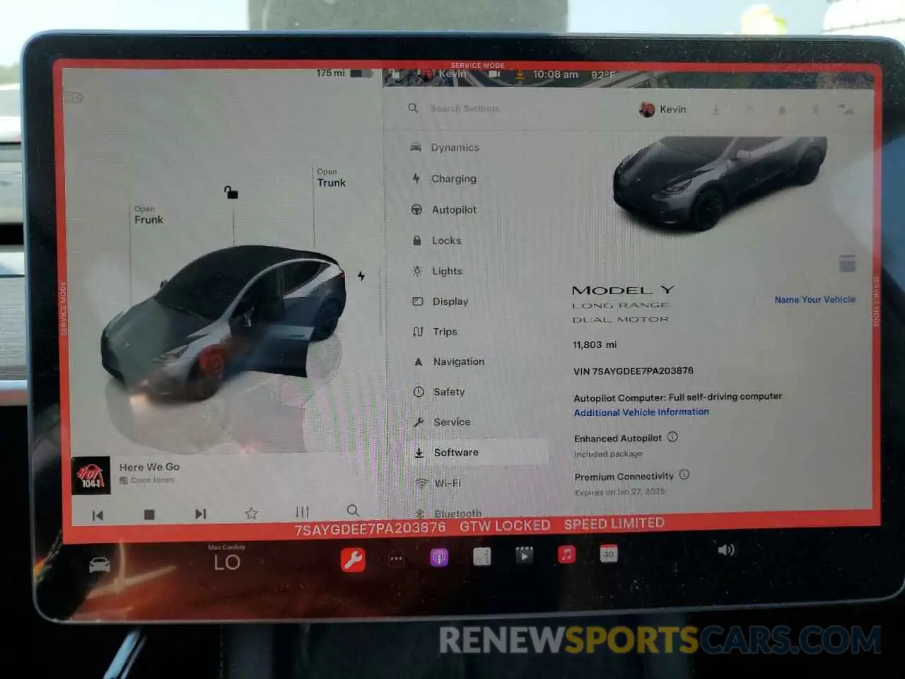 9 Photograph of a damaged car 7SAYGDEE7PA203876 TESLA MODEL Y 2023