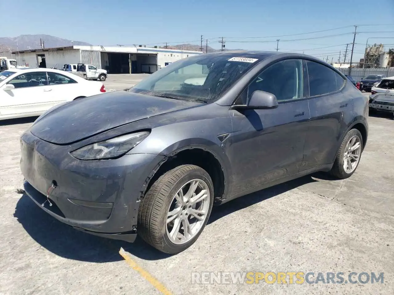 1 Photograph of a damaged car 7SAYGDEE7PA206762 TESLA MODEL Y 2023