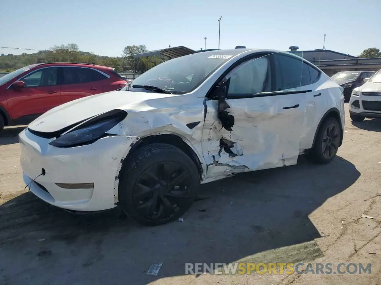 1 Photograph of a damaged car 7SAYGDEE7PA207796 TESLA MODEL Y 2023