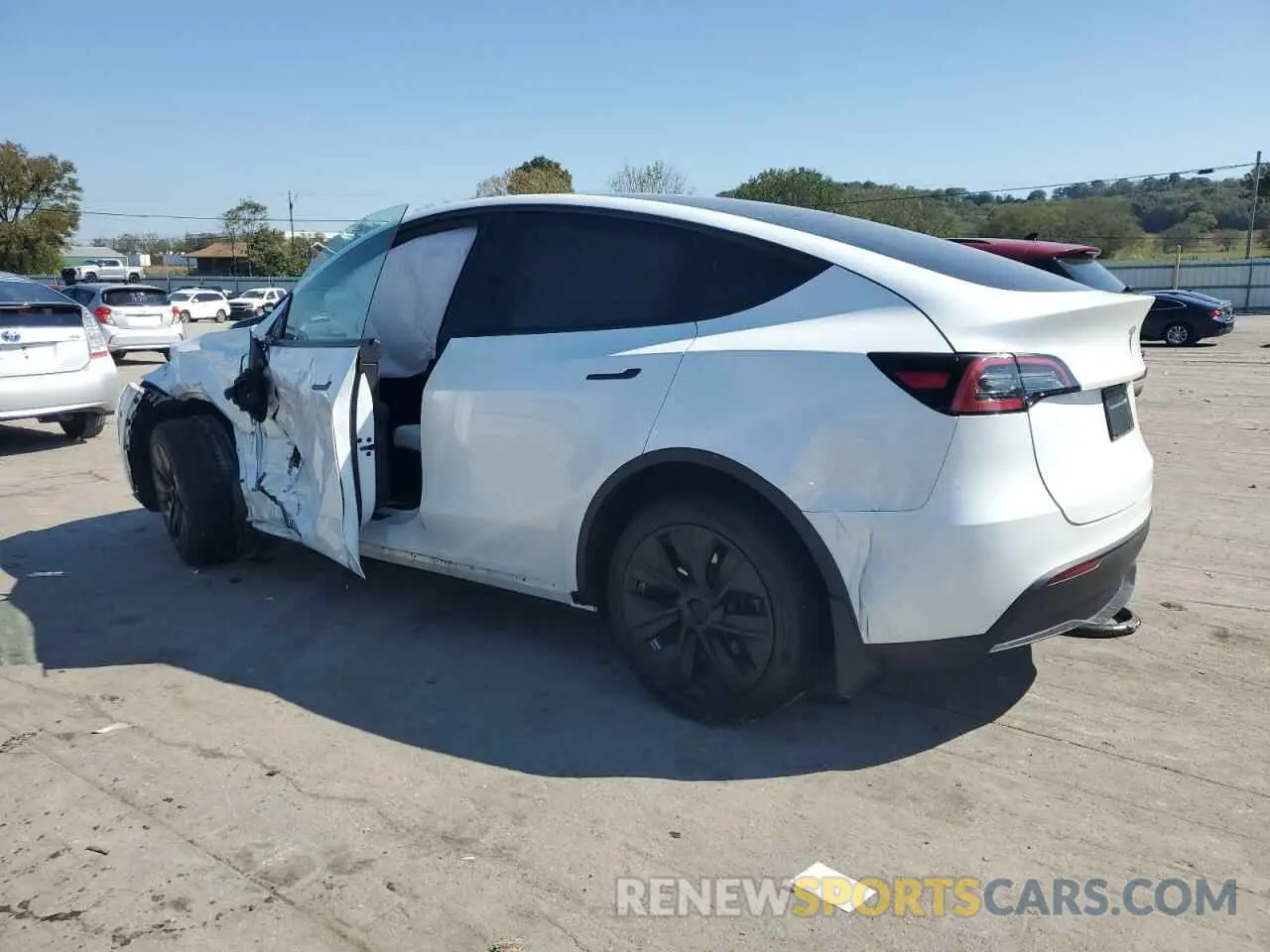 2 Photograph of a damaged car 7SAYGDEE7PA207796 TESLA MODEL Y 2023