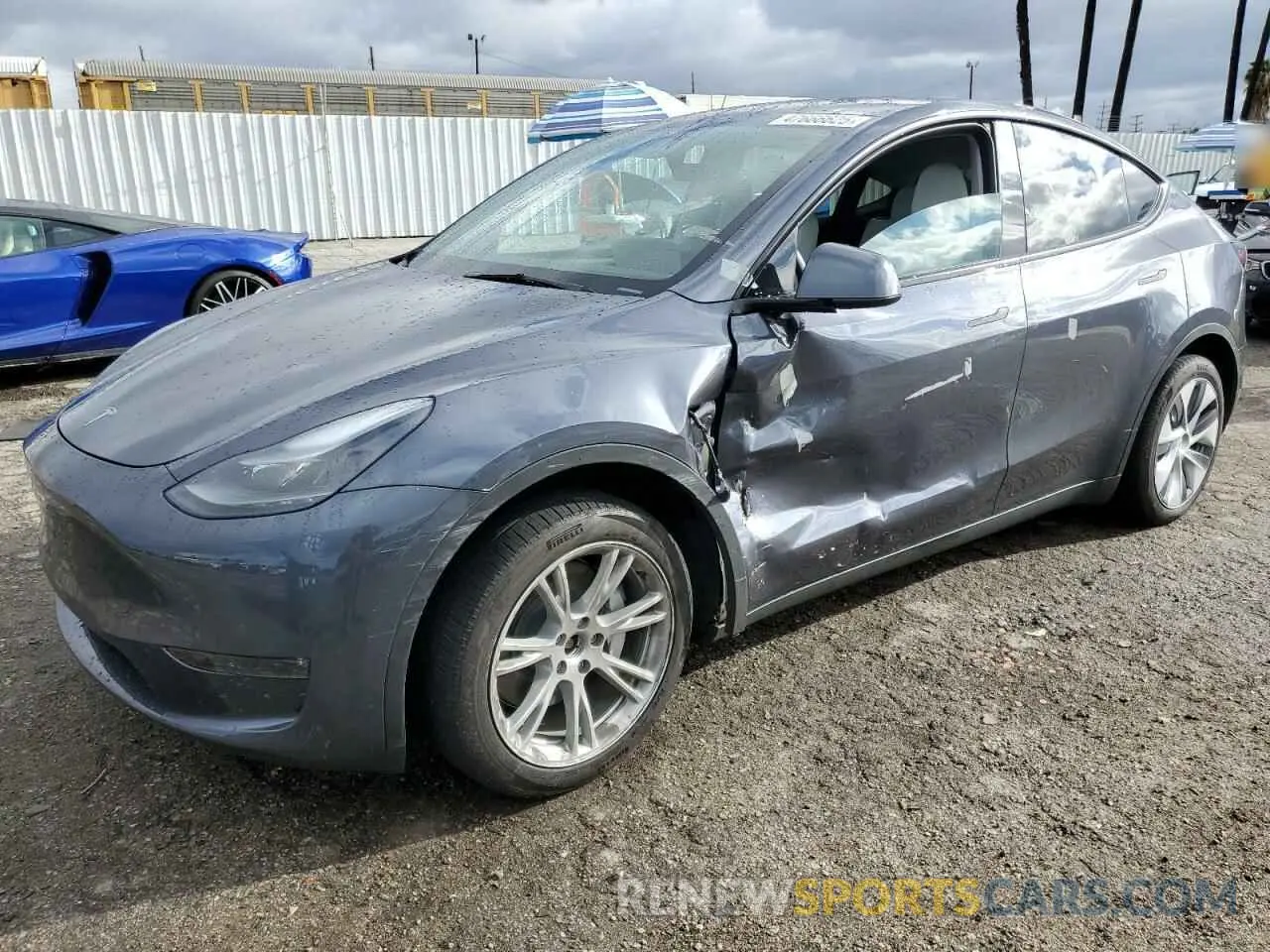 1 Photograph of a damaged car 7SAYGDEE7PA211007 TESLA MODEL Y 2023