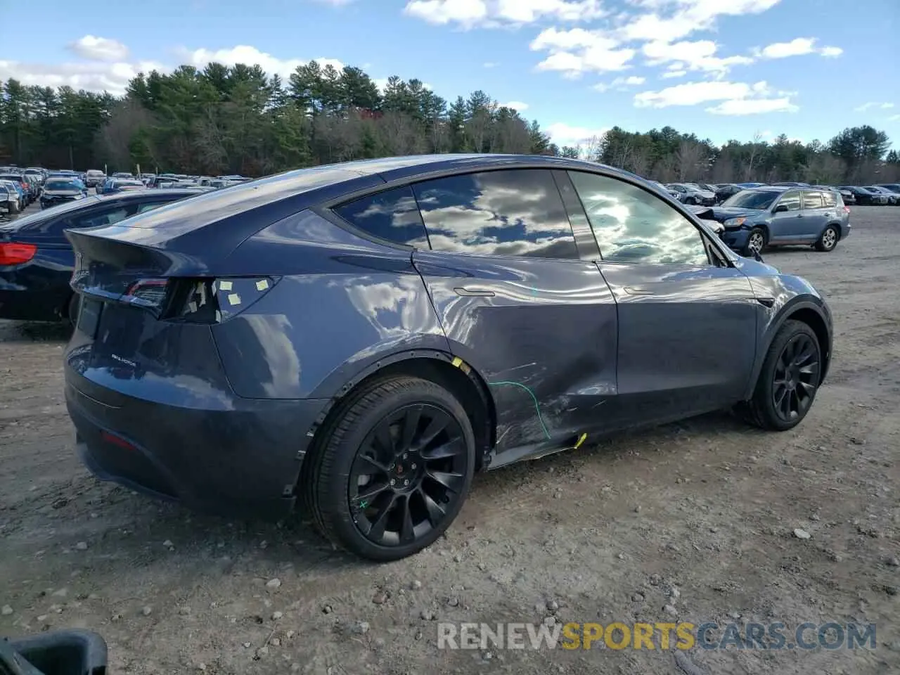 3 Photograph of a damaged car 7SAYGDEE7PF595809 TESLA MODEL Y 2023